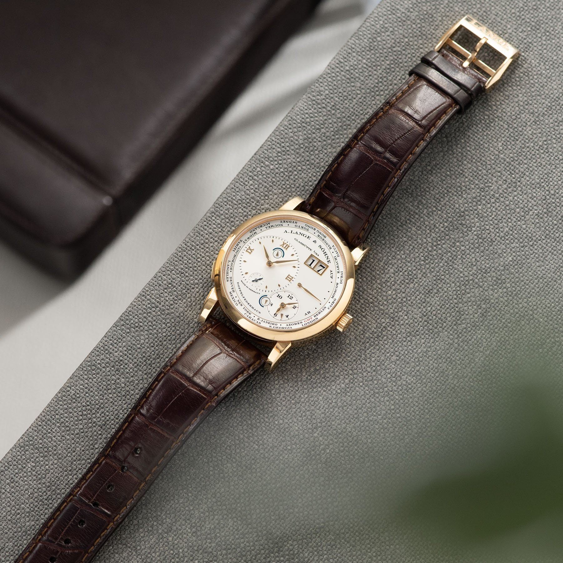 A. Lange & Söhne Lange 1 Time Zone Pink Gold