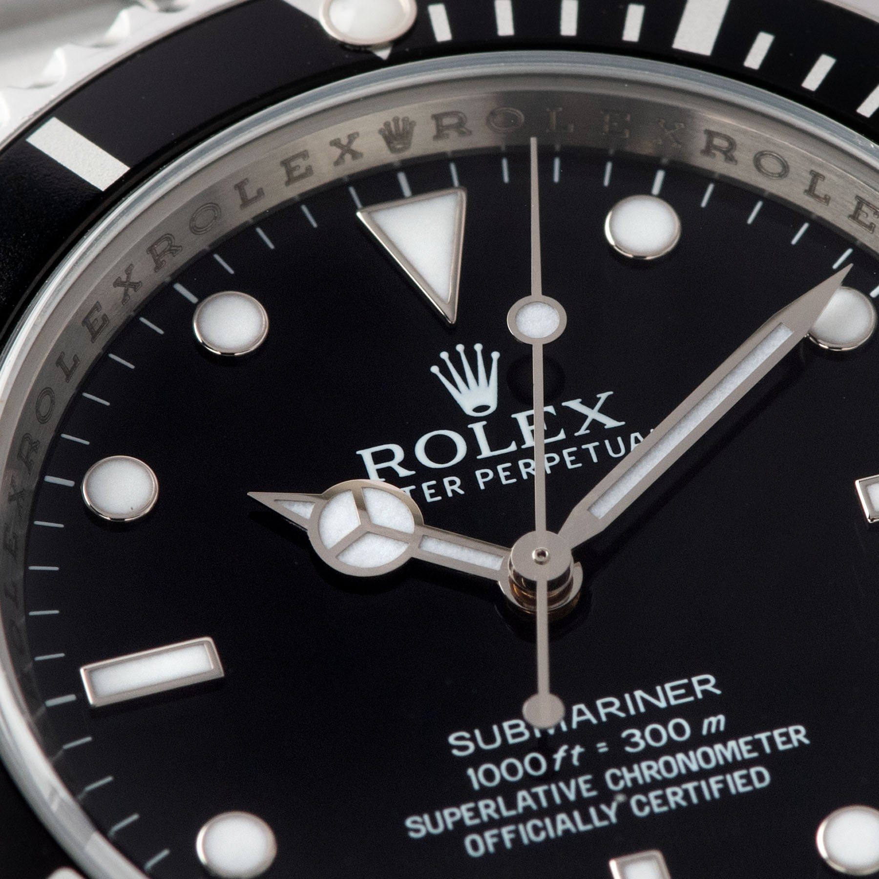 Rolex Submariner Four-Line Dial 14060M Full Set dial