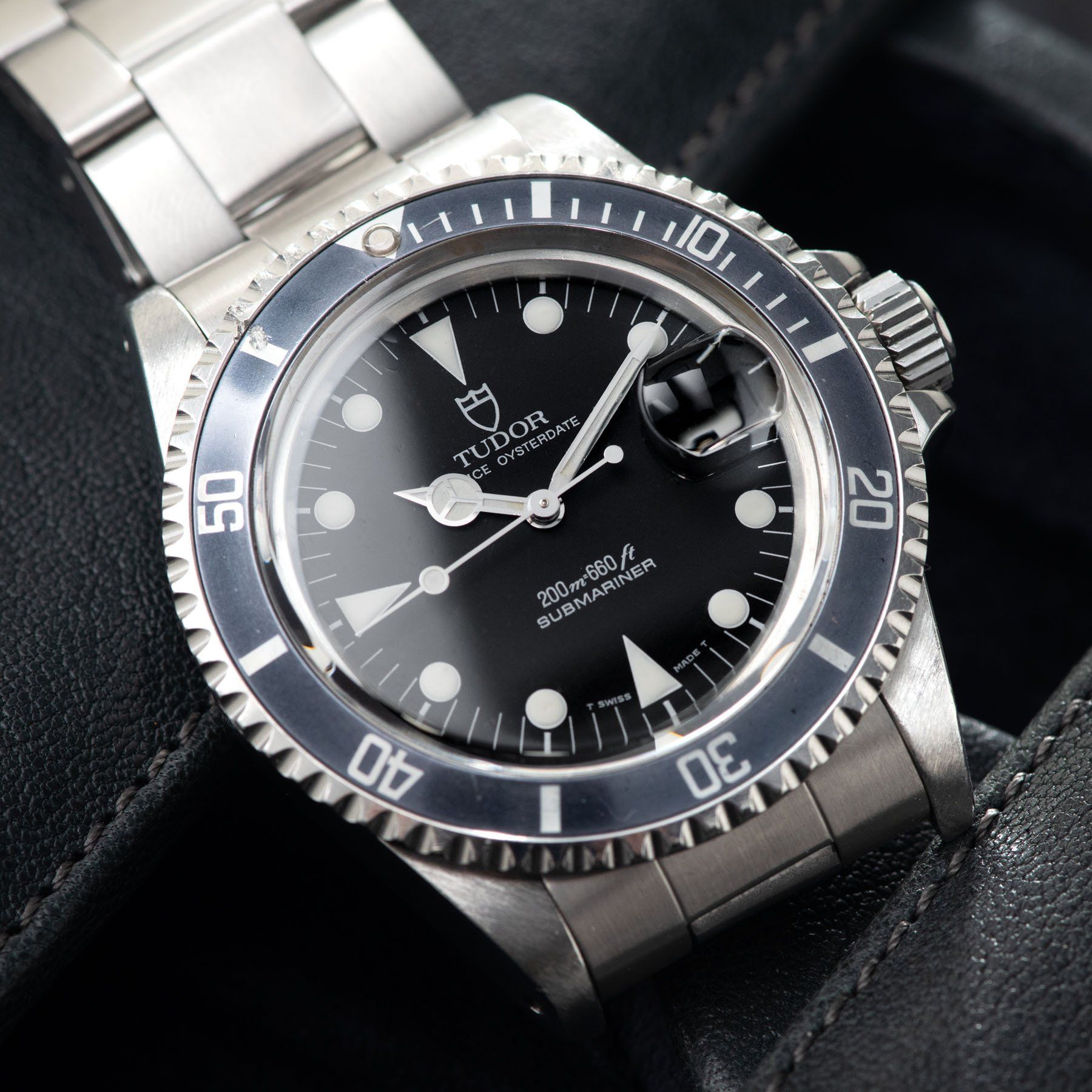 Tudor Submariner Date Black Dial Reference 79090