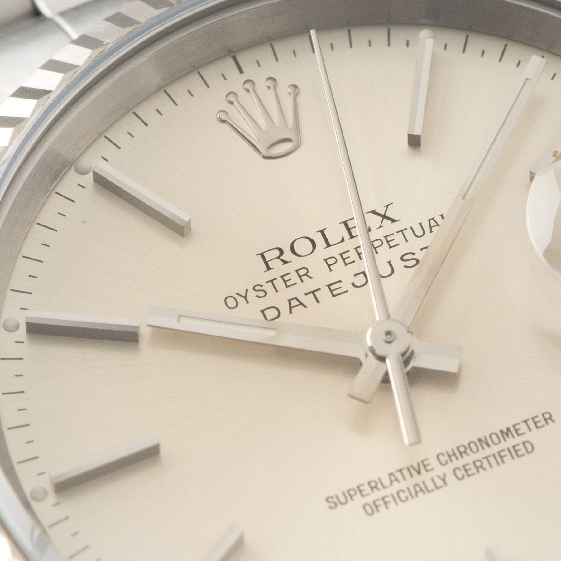 Rolex Datejust Silver Dial Reference 16234