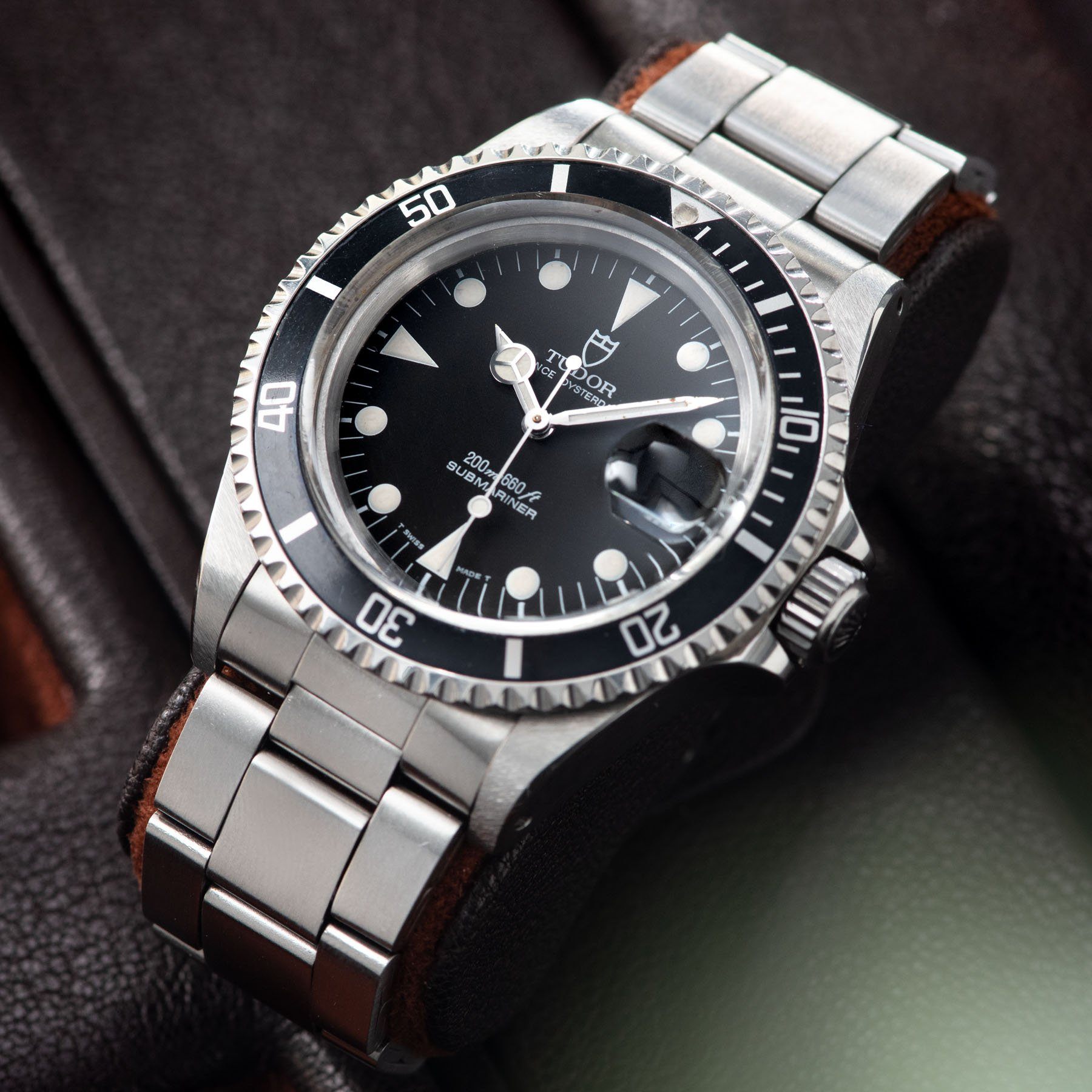 Tudor Submariner Date Black Dial Reference 79090