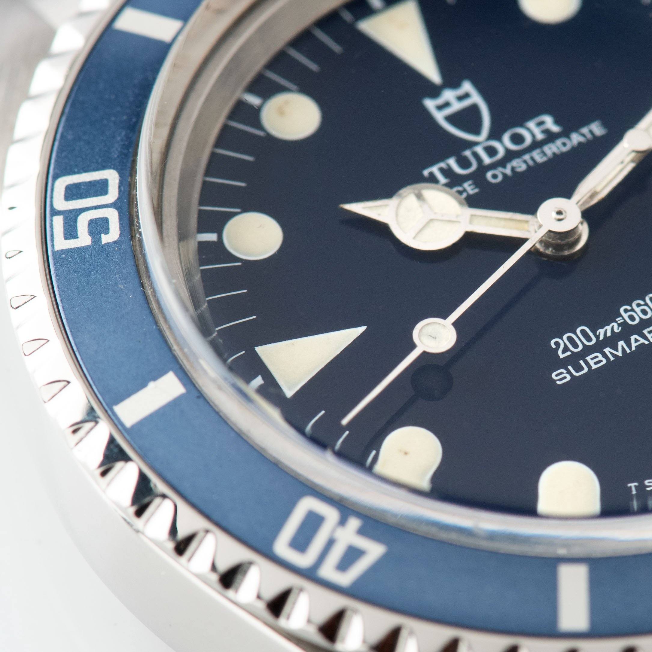 Tudor Submariner Date Blue Dial Reference 79090