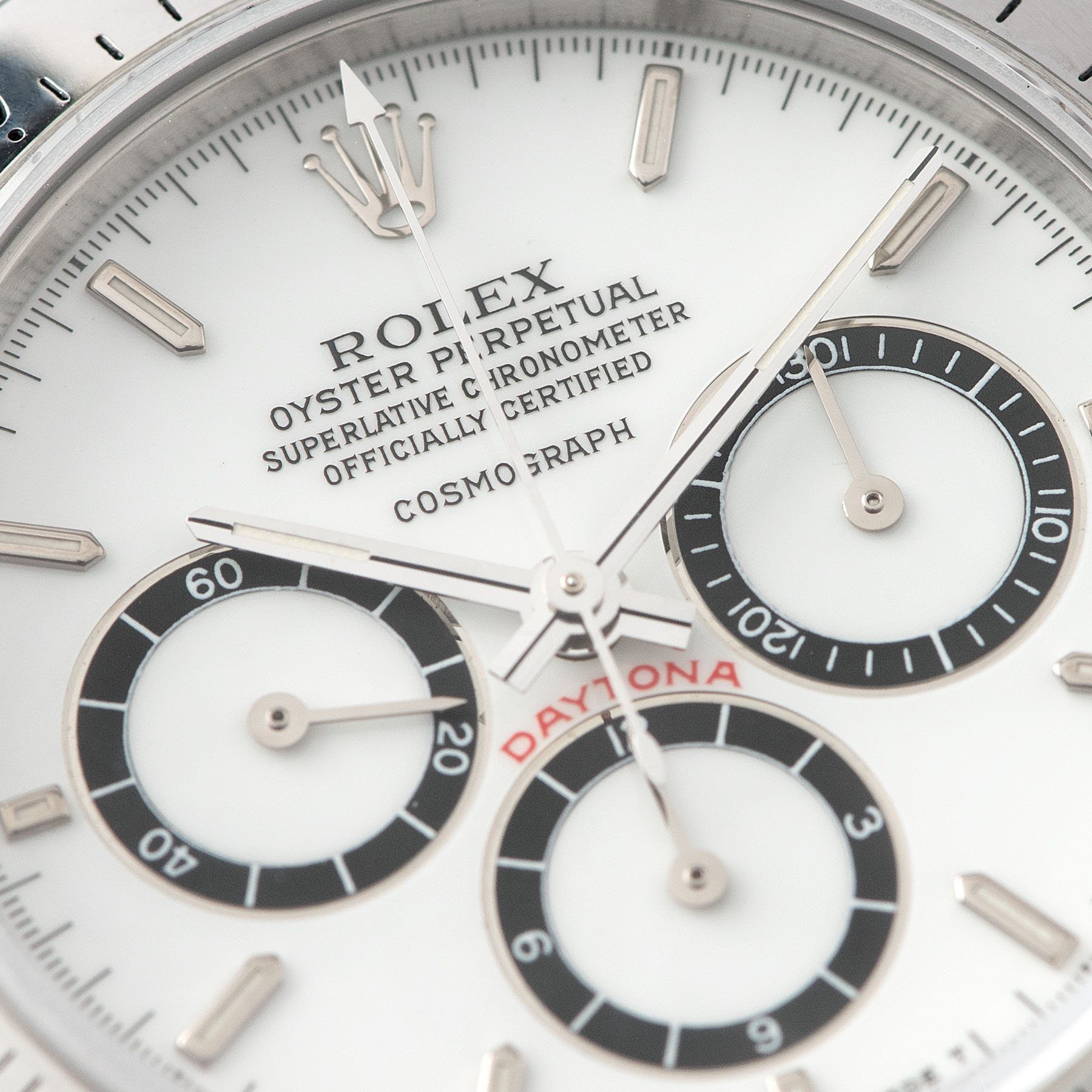 Rolex Daytona Steel 16520 Porcelain Mk1 Dial