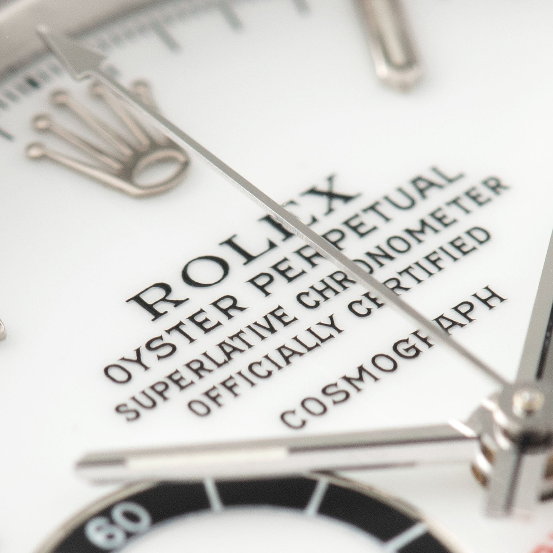 Rolex Daytona Steel 16520 Porcelain Mk1 Dial