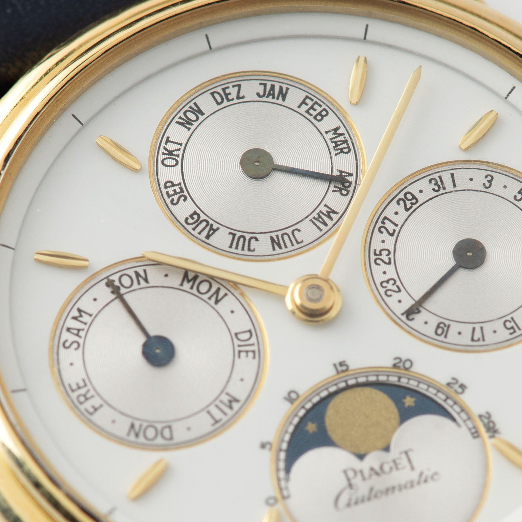 Piaget Gouverneur Perpetual Calendar Yellow Gold 15958