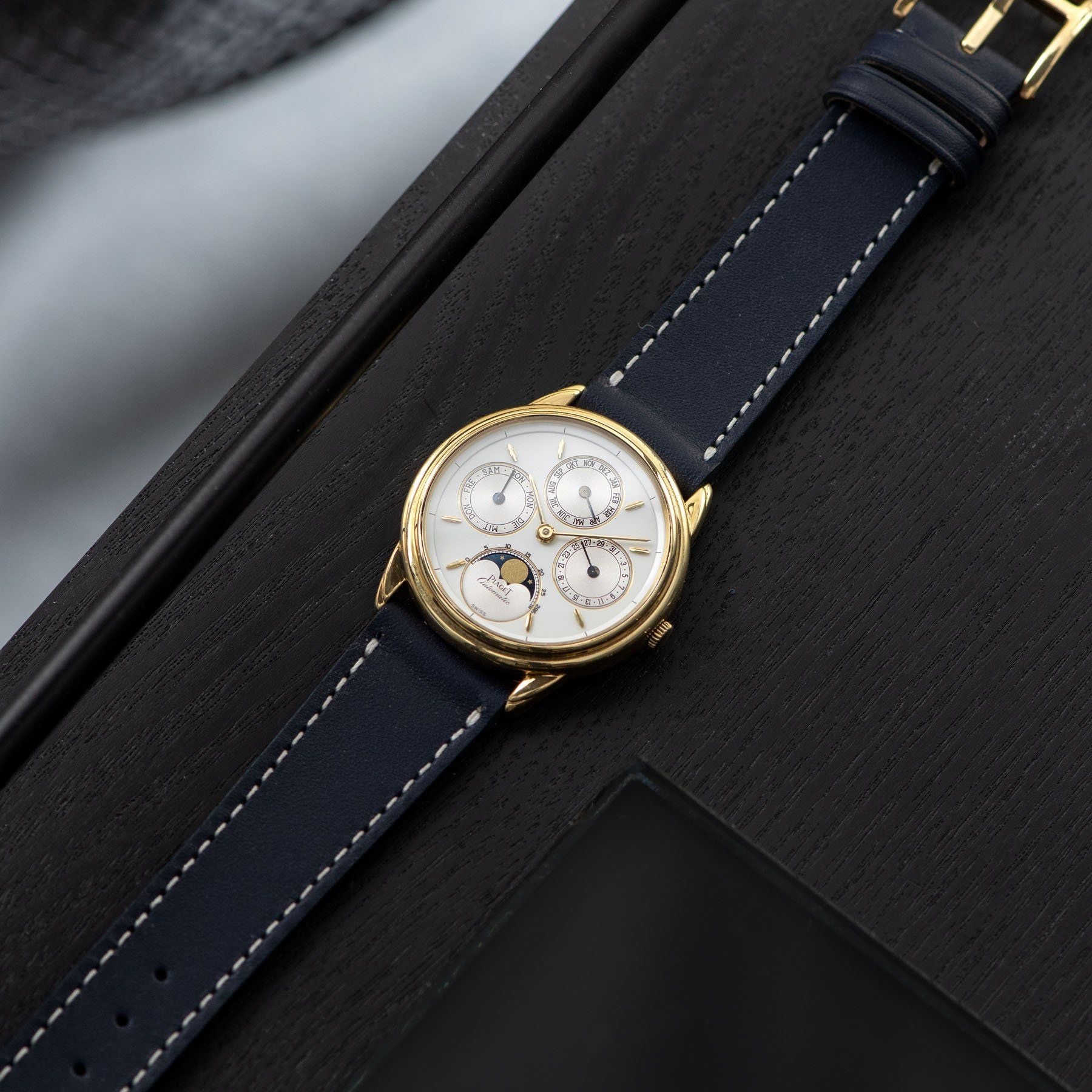 Piaget Gouverneur Perpetual Calendar Yellow Gold 15958