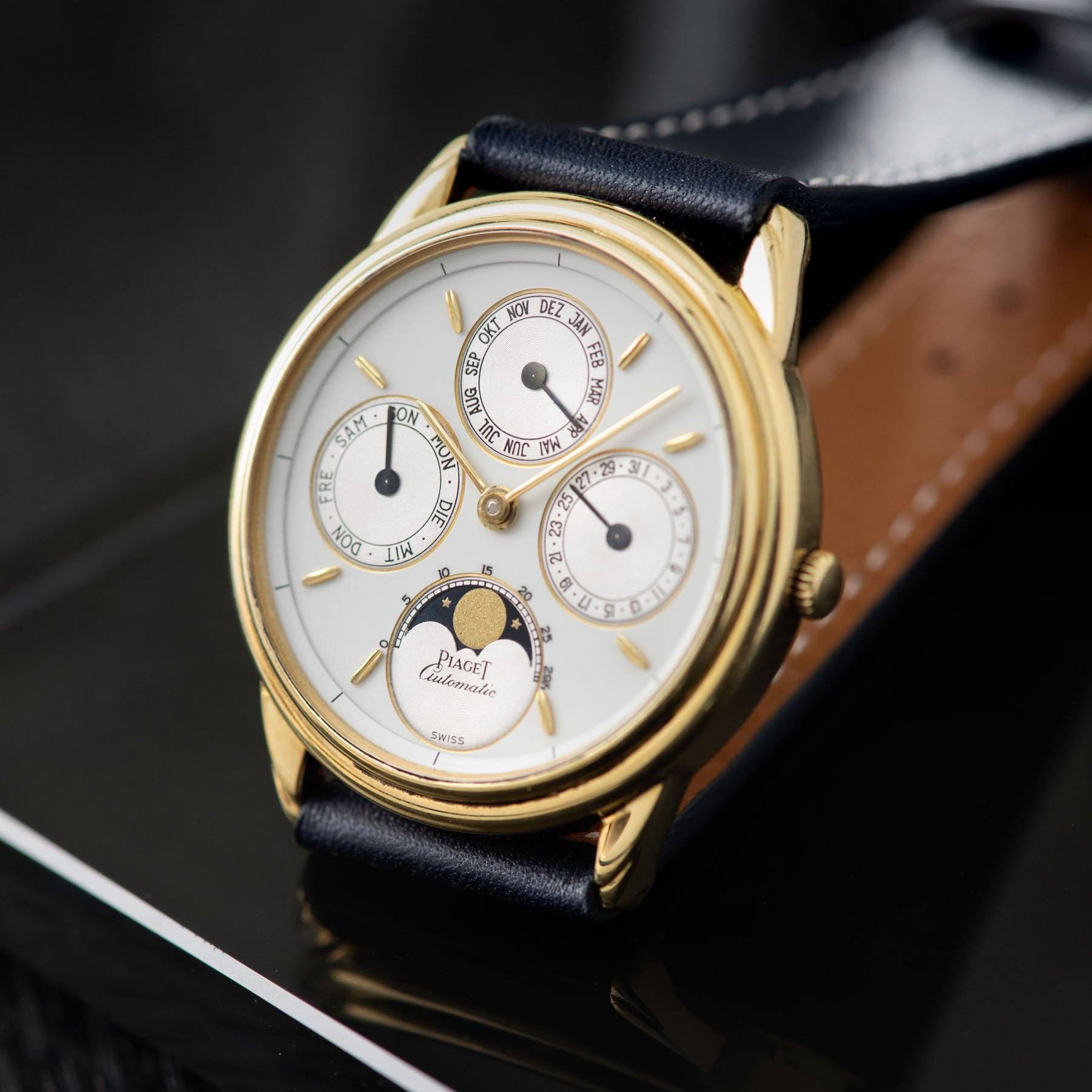 Piaget Gouverneur Perpetual Calendar Yellow Gold 15958