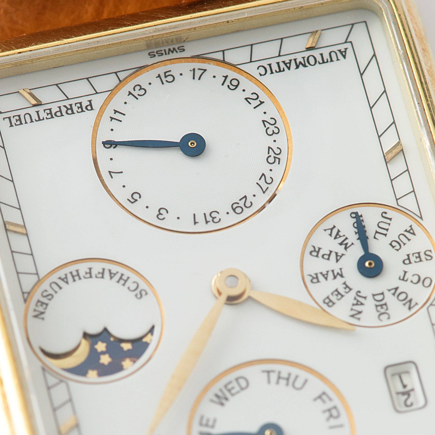 IWC Novecento Perpetual Calendar Yellow Gold 3545