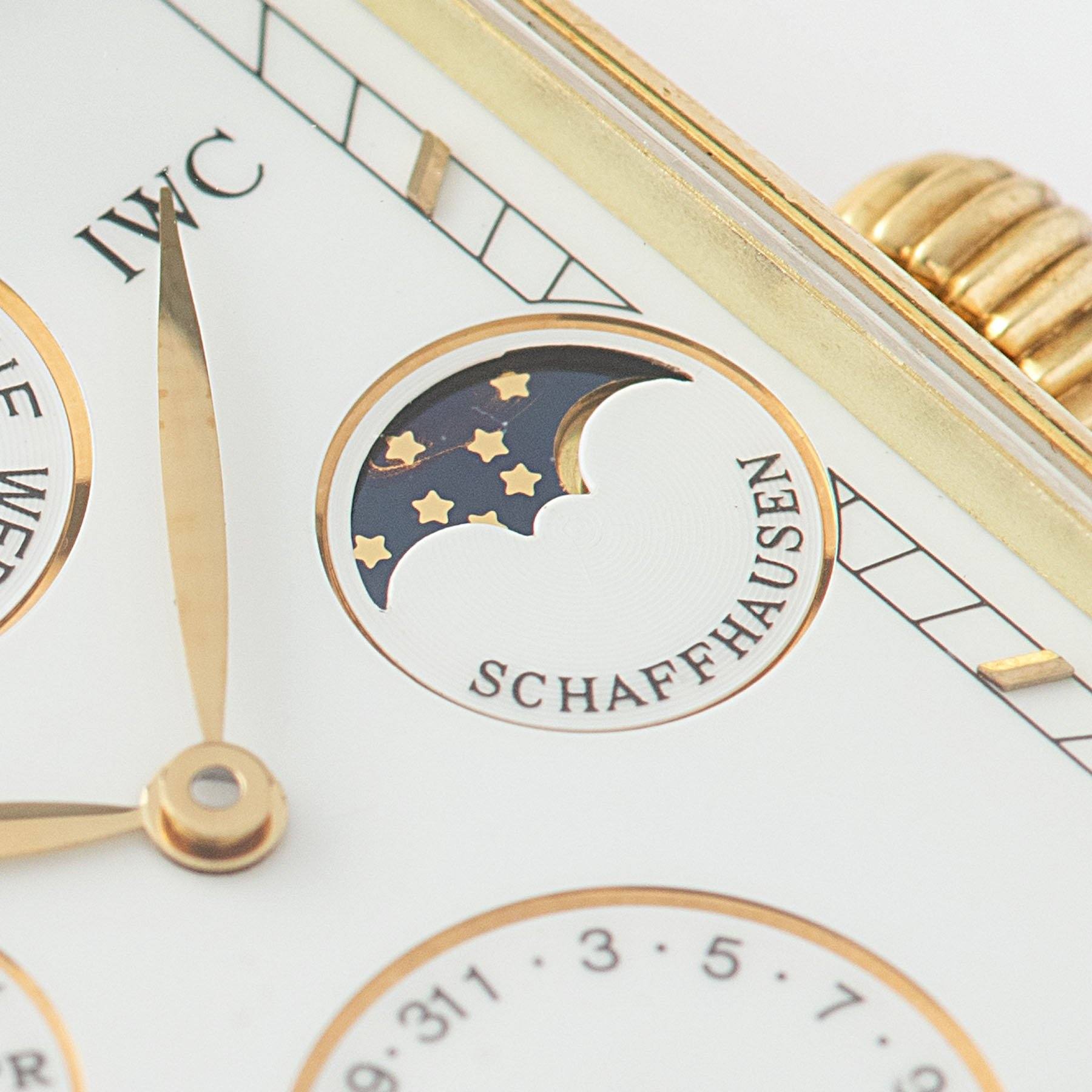 IWC Novecento Perpetual Calendar Yellow Gold 3545