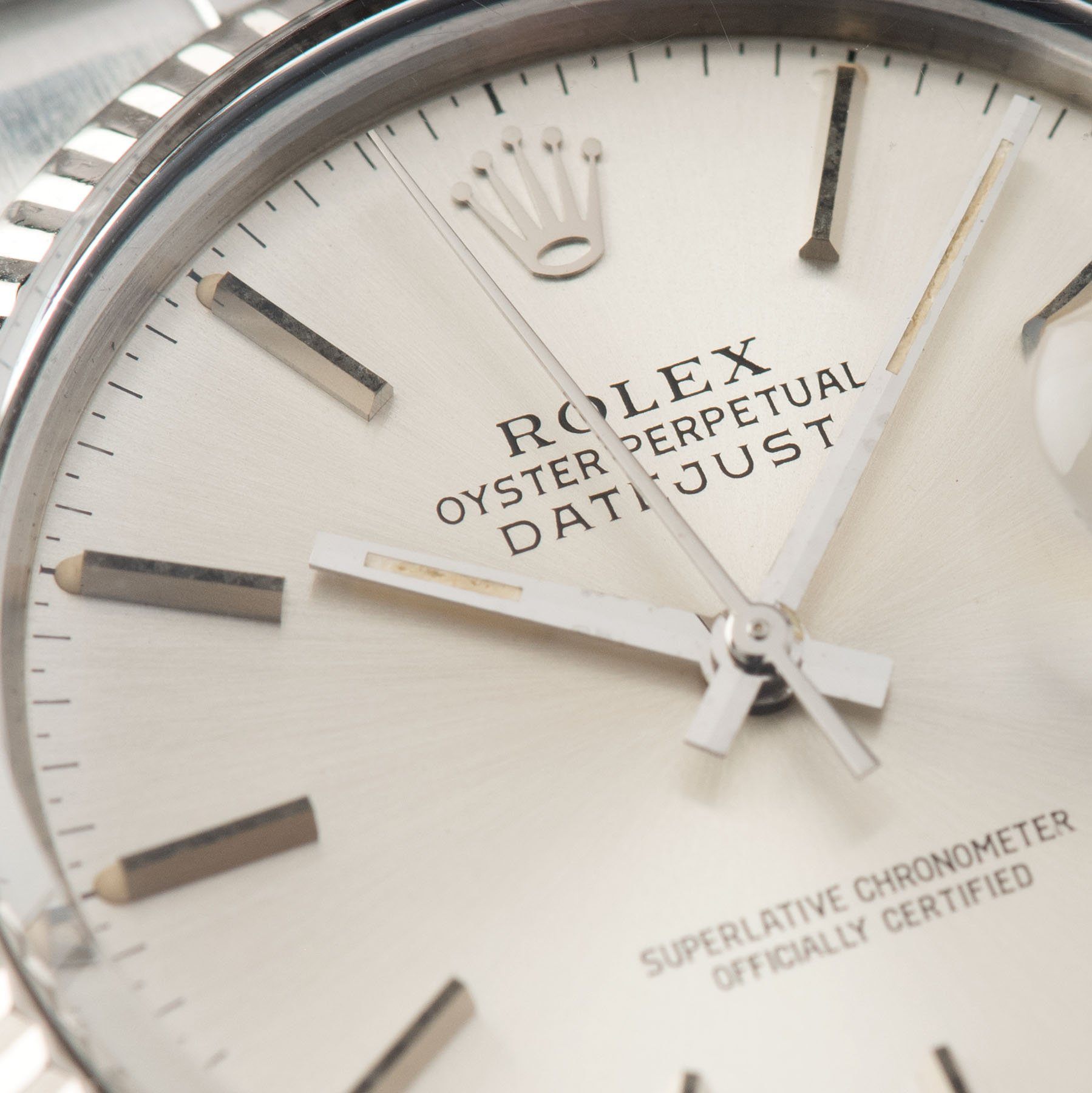 Rolex Datejust Reference 16014 Silver Dial