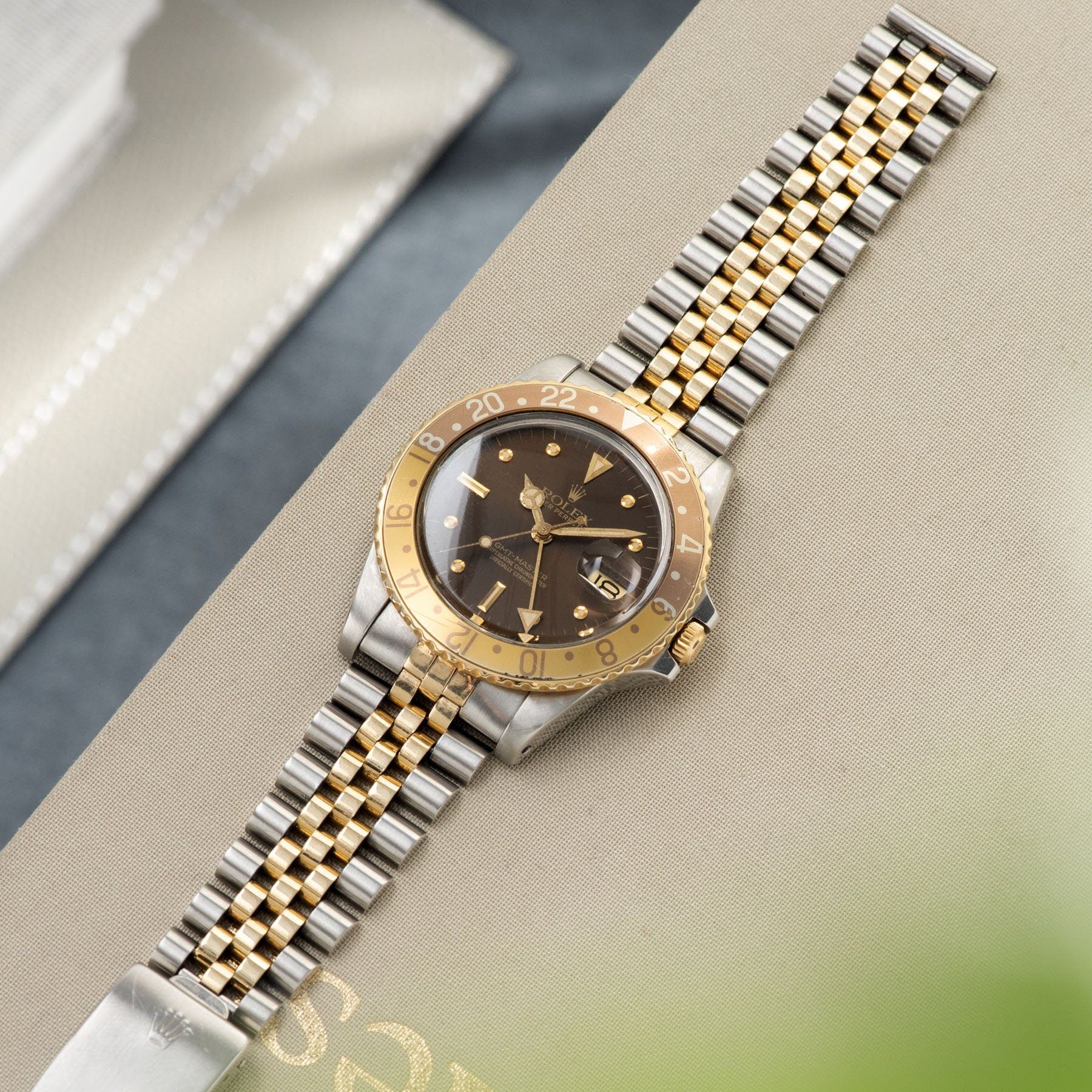 Rolex 16753 Nipple Dial GMT Master Brown Dial