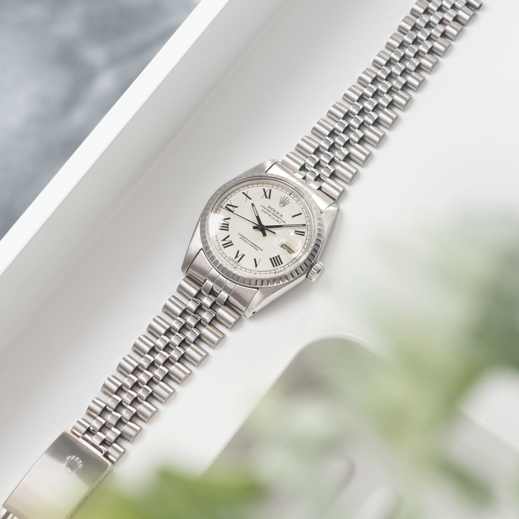 Rolex Datejust Reference 1603 Cream Buckley Dial