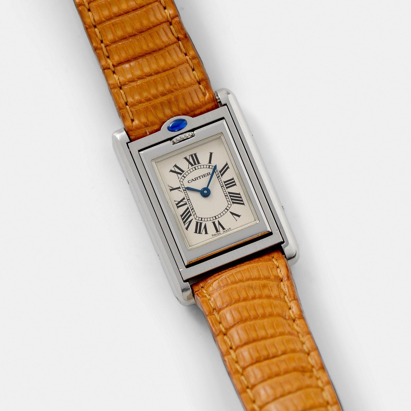 Cartier Tank Basculante Steel 2386