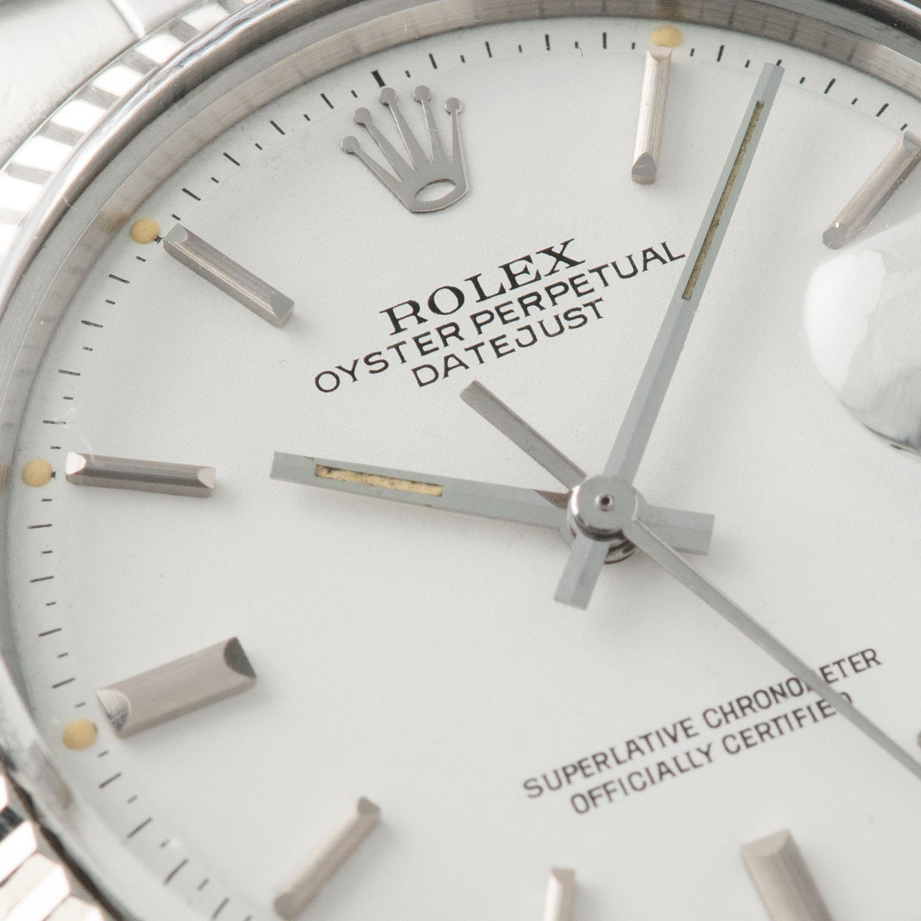 Rolex Datejust 1601 Polar White Sigma Dial