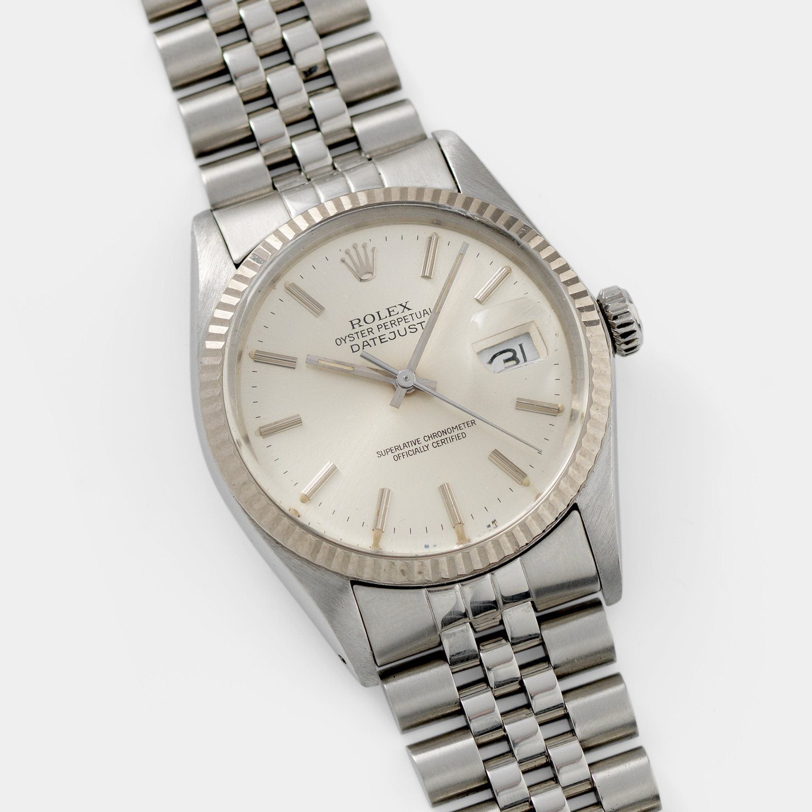 Rolex Datejust Silver dial ref 16014