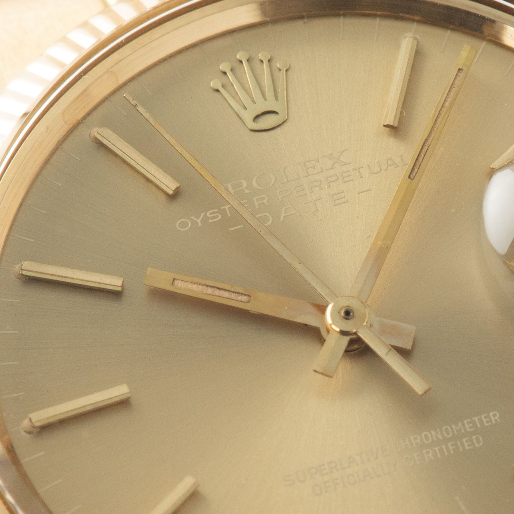 Rolex Yellow Gold Date Reference 1503 Tobacco Dial