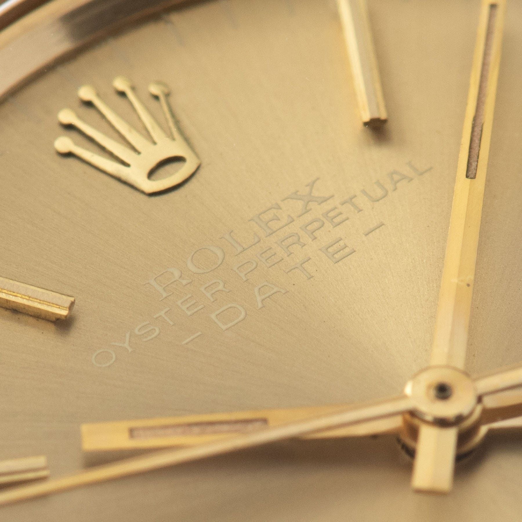 Rolex Yellow Gold Date Reference 1503 Tobacco Dial