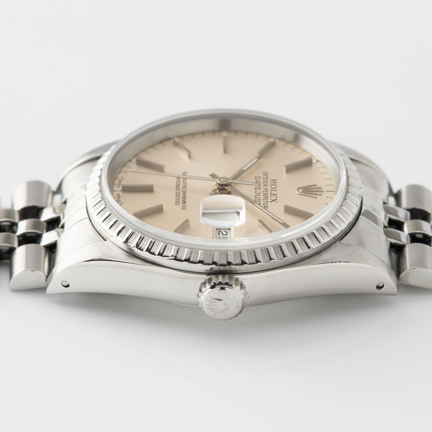 Rolex Datejust Silver Dial Reference 16220