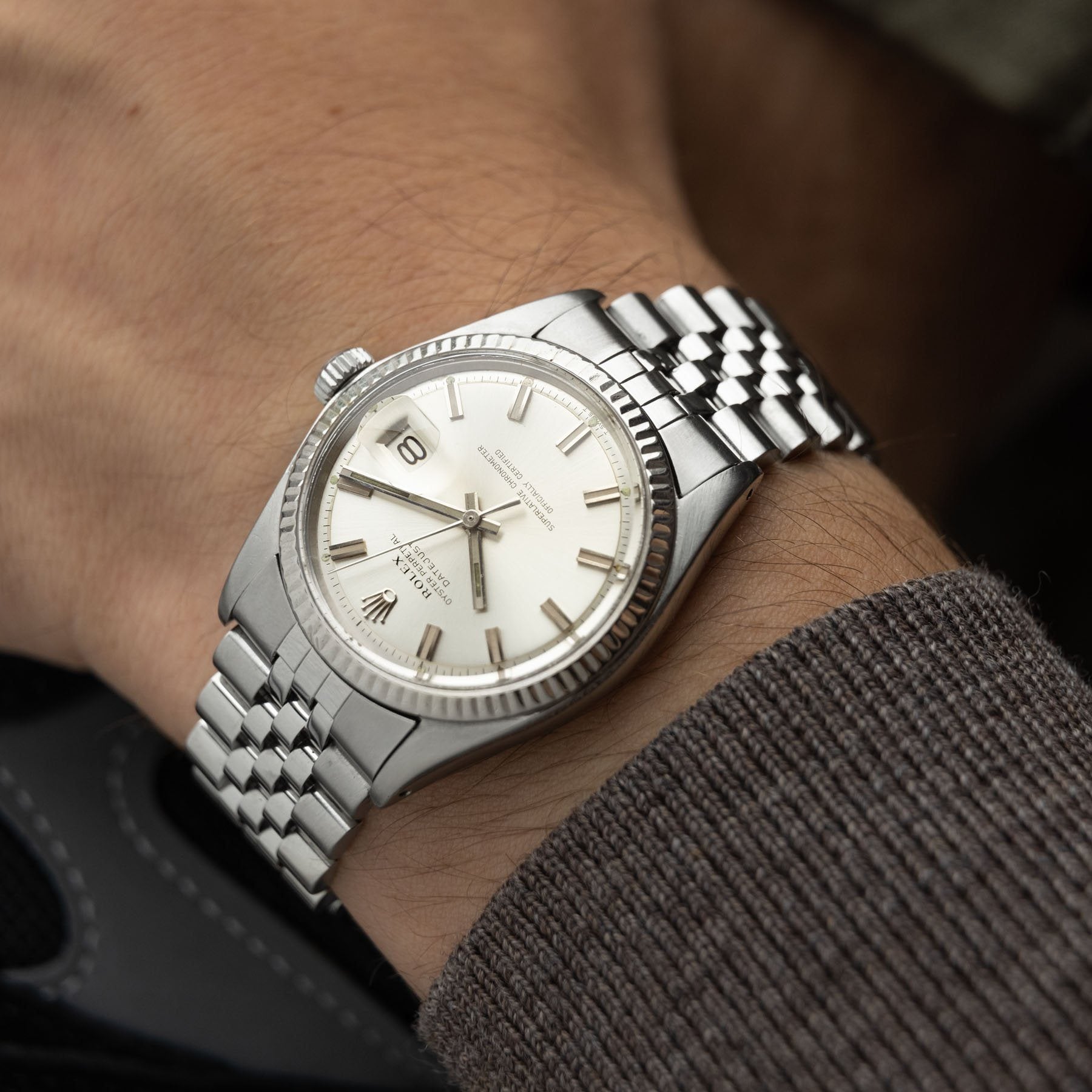 Rolex Datejust 1601 Wide Boy Dial