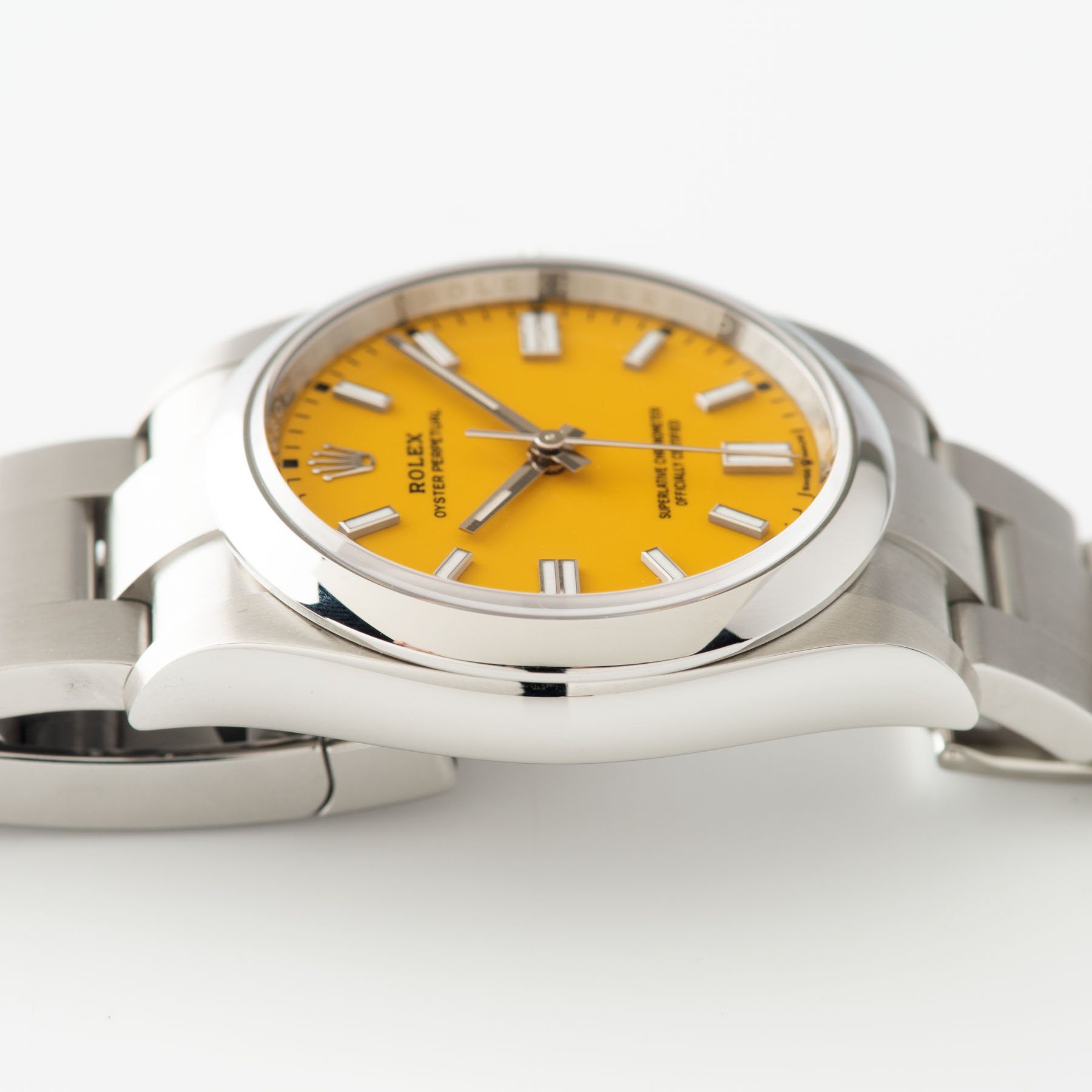 Rolex Oyster Perpetual Ref 126000 Yellow Stella Dial