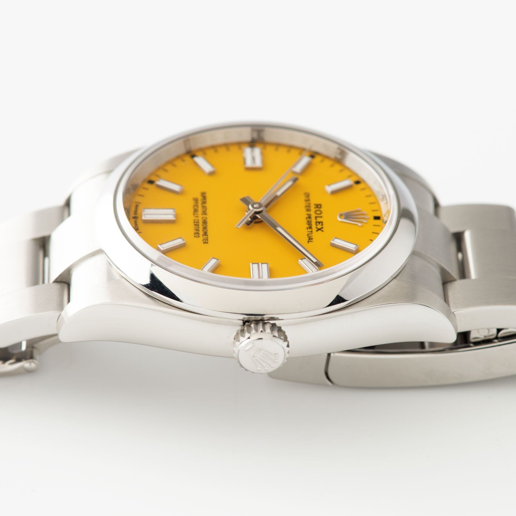 Rolex Oyster Perpetual Ref 126000 Yellow Stella Dial