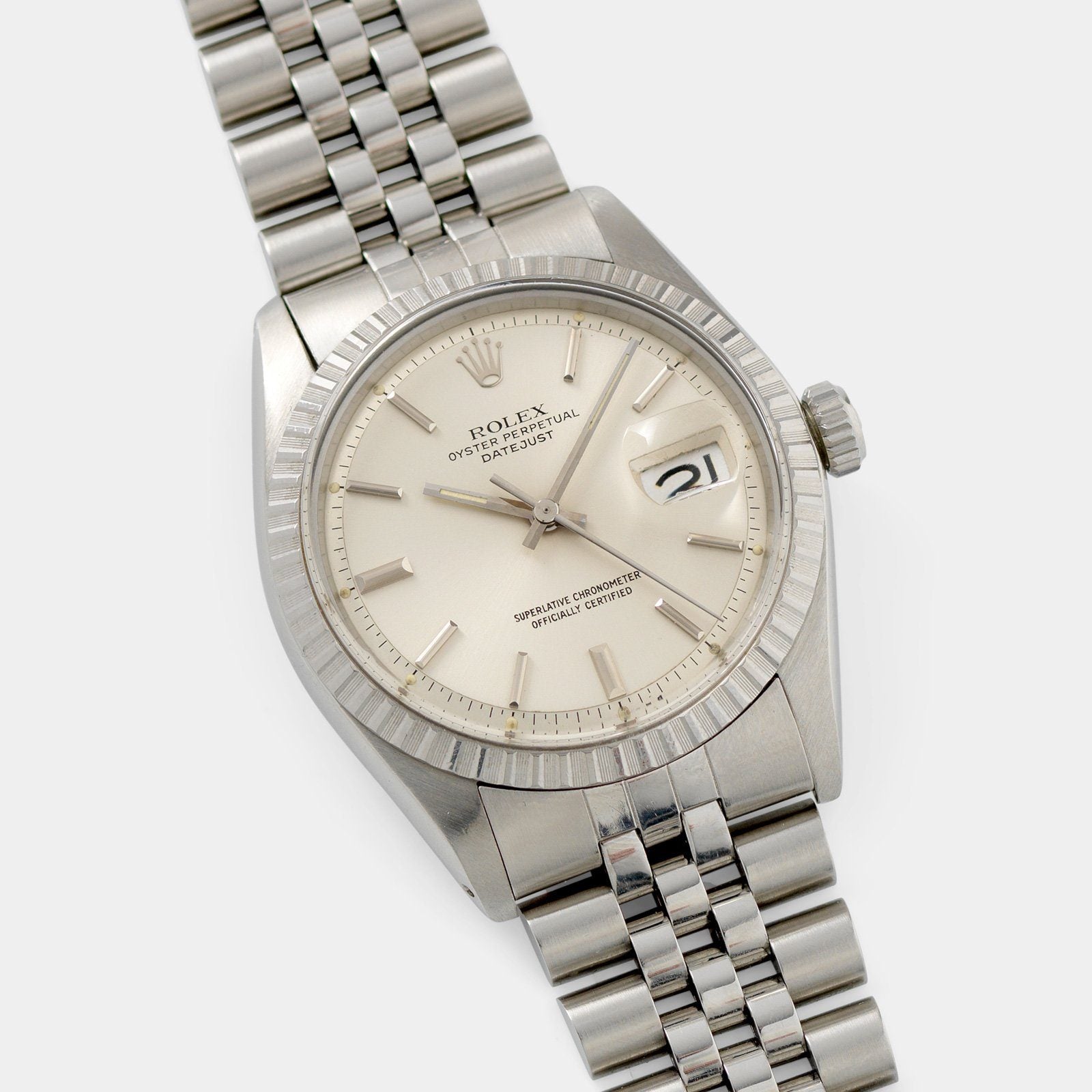 Rolex Datejust Silver Sigma Dial 1603