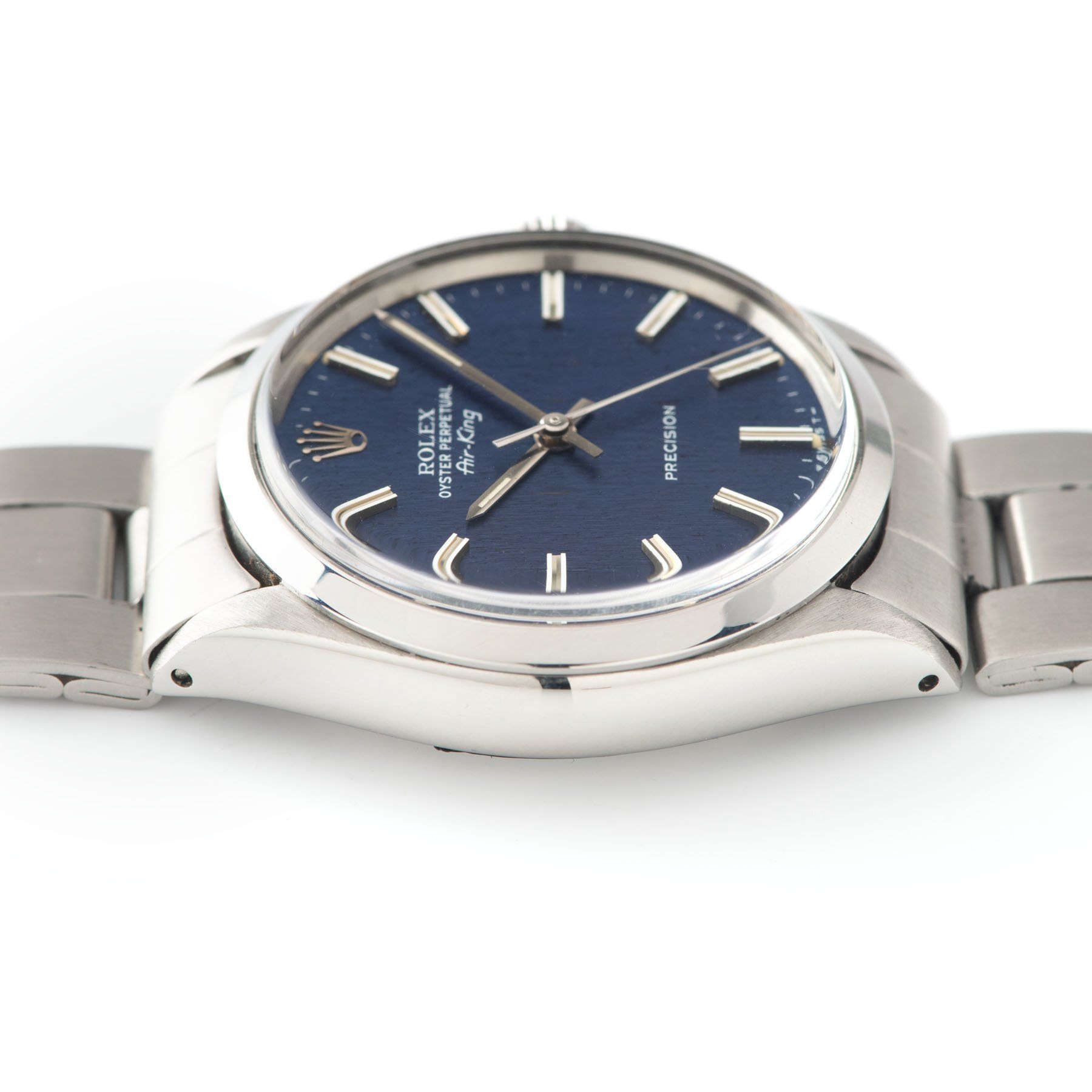 Rolex Air King Blue Dial Ref 5500