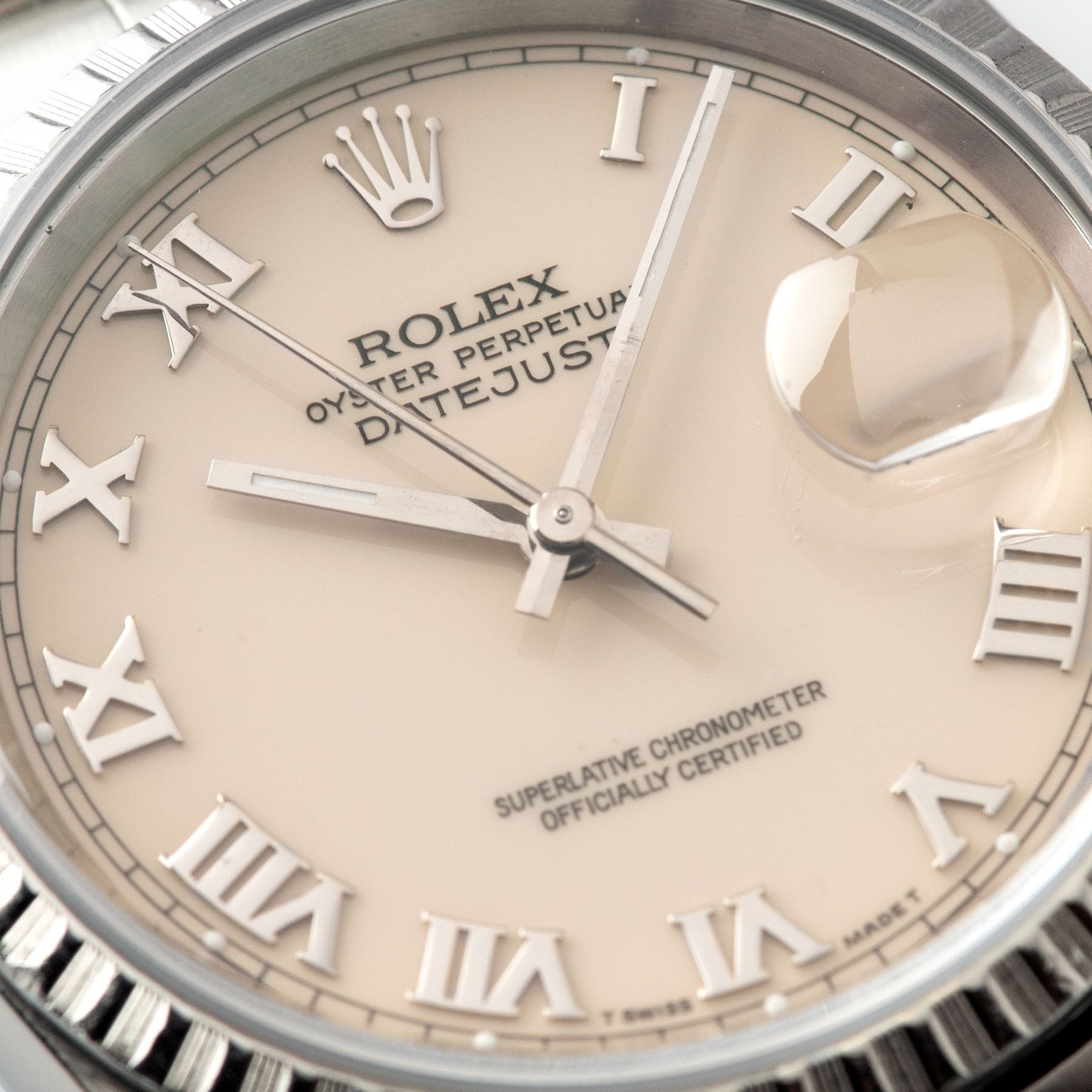 Rolex Datejust Cream Dial Reference 16220