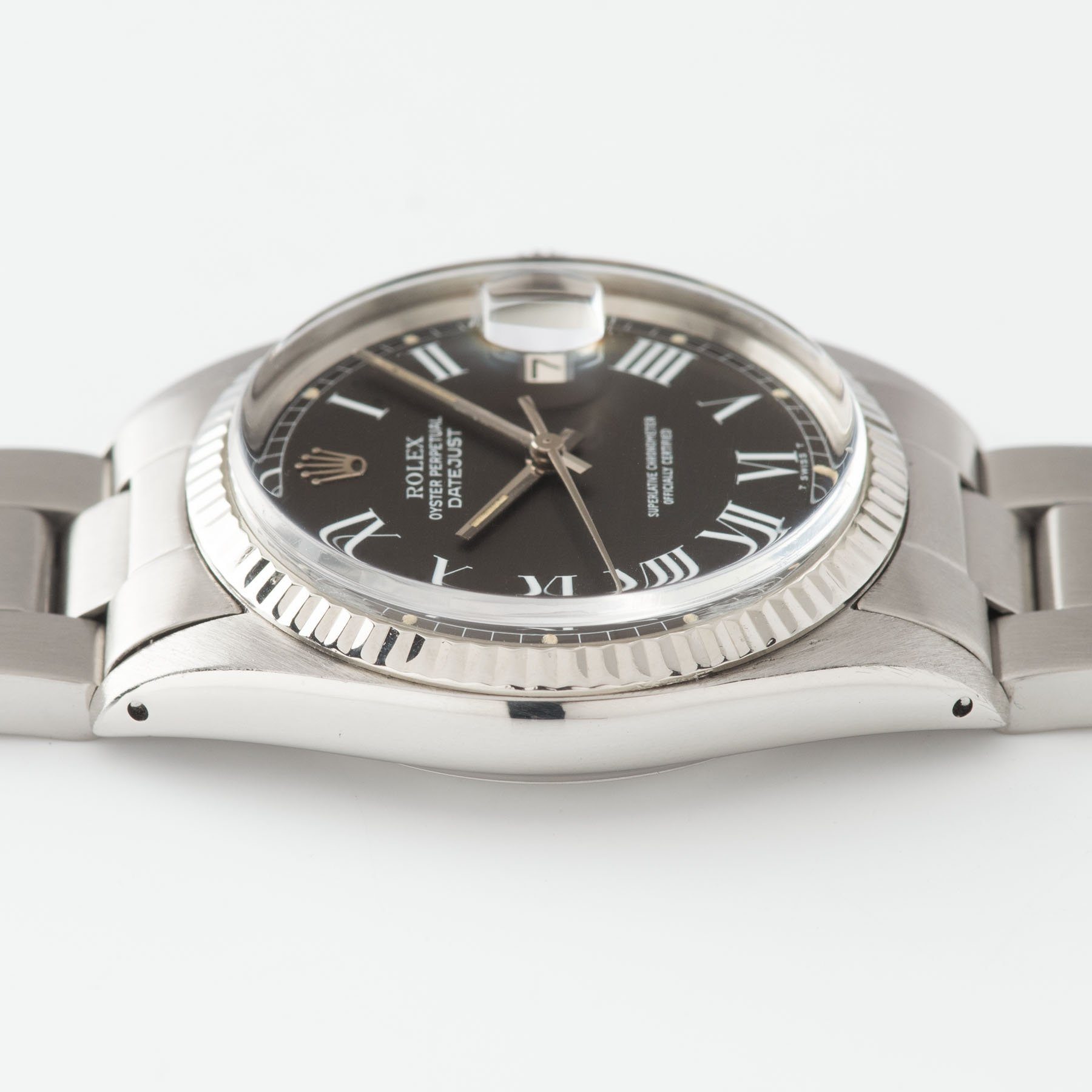 Rolex Datejust Reference 1601 Grey Buckley Dial