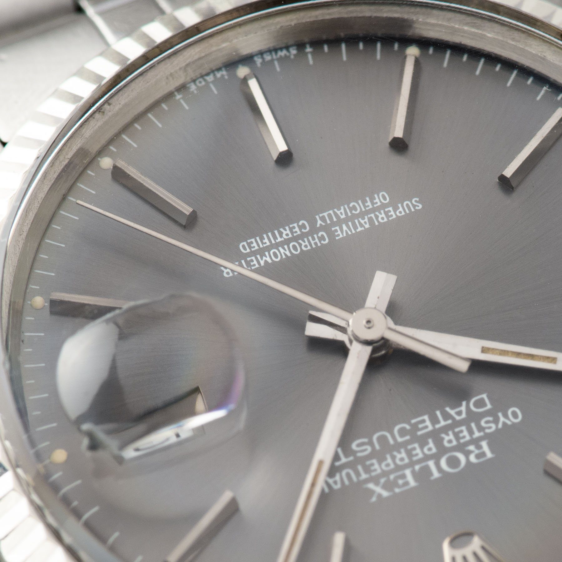 Rolex Datejust Grey dial ref 16014