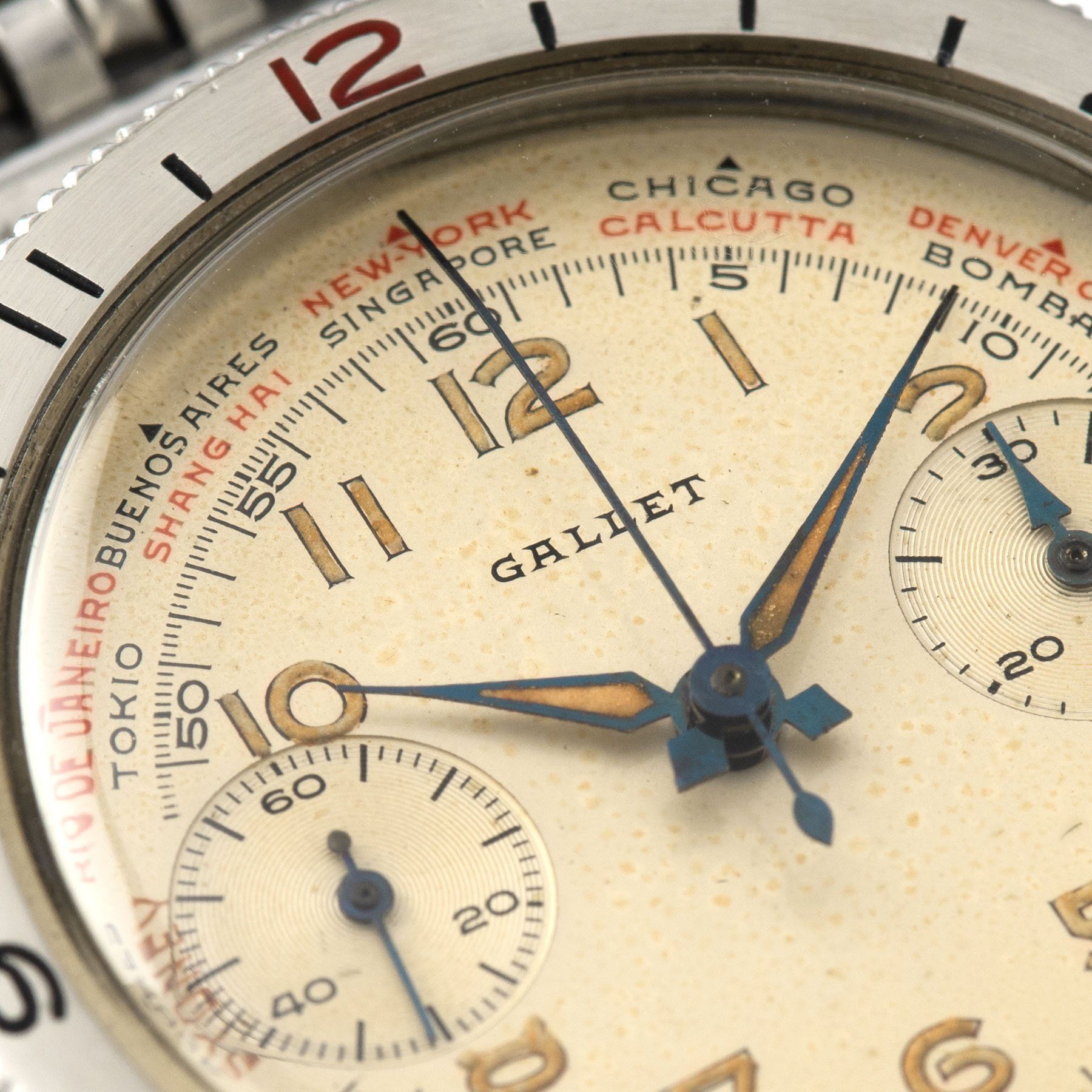 Gallet Flying Officer Chronograph 1940s