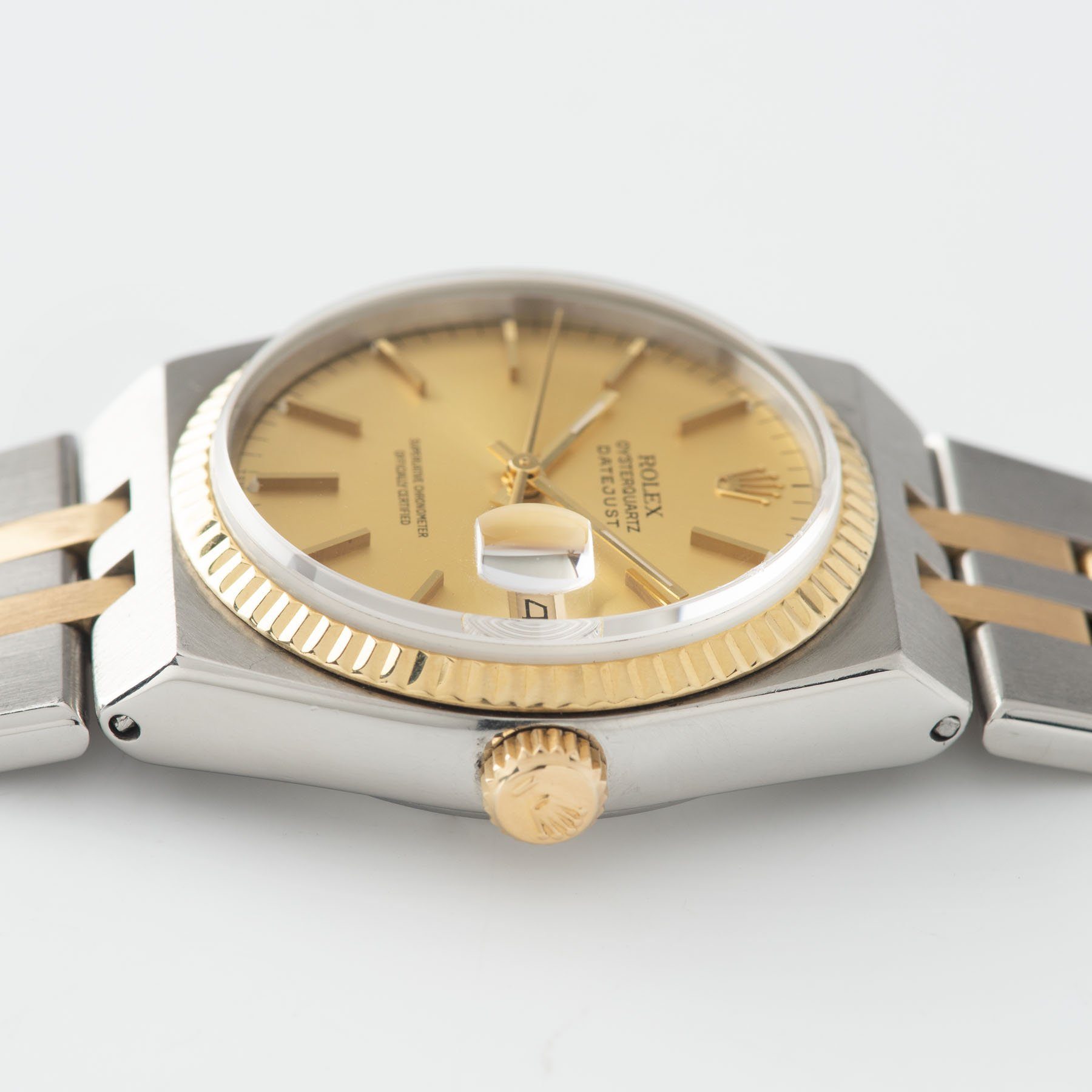 Rolex Oysterquartz Datejust Champagne Dial 17013