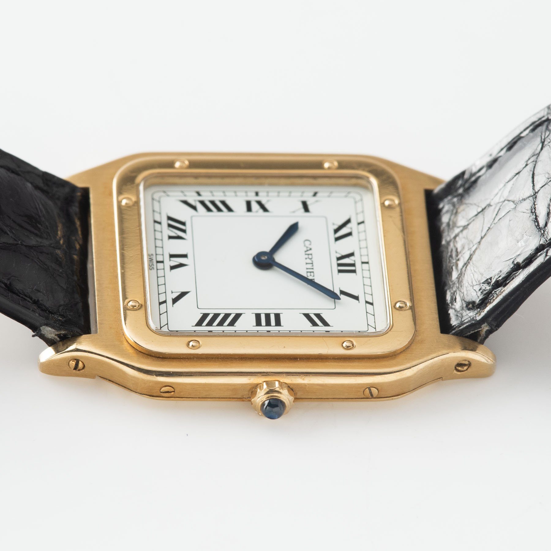 Cartier Paris Santos Dumont Jumbo Ultrathin Yellow Gold