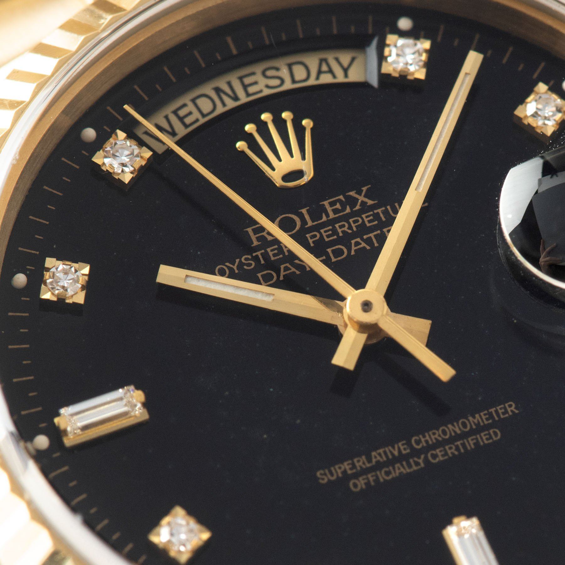Rolex Day-Date Reference 18238 Black Diamond Dial