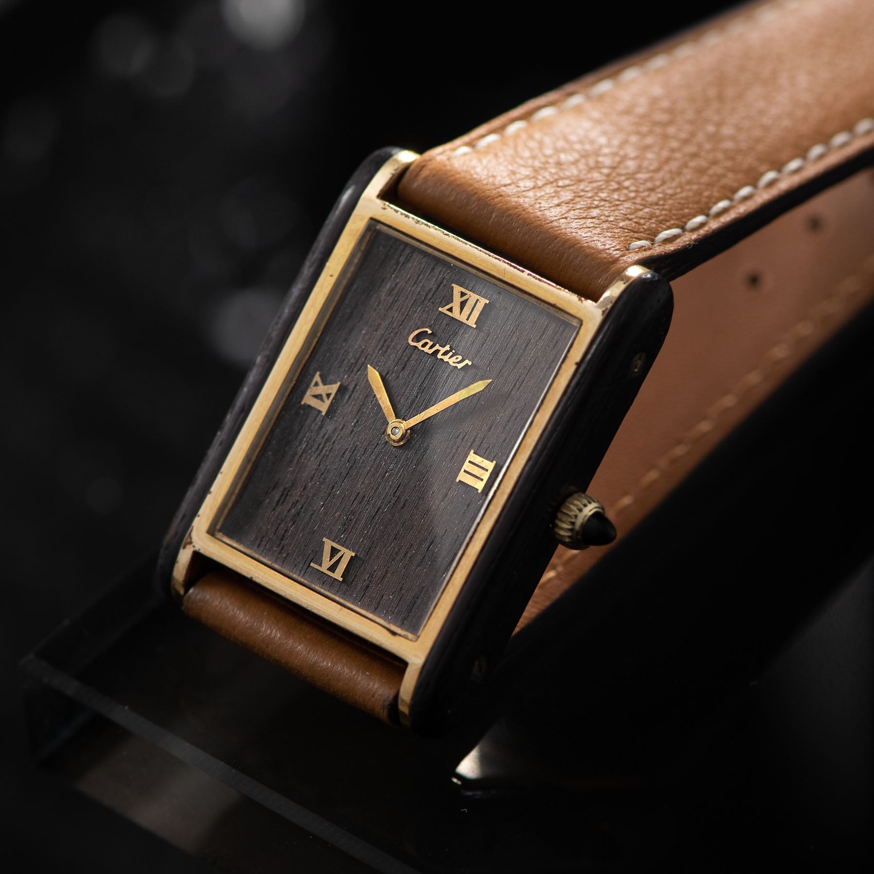 Cartier Tank Must de Cartier Wood Dial and Case