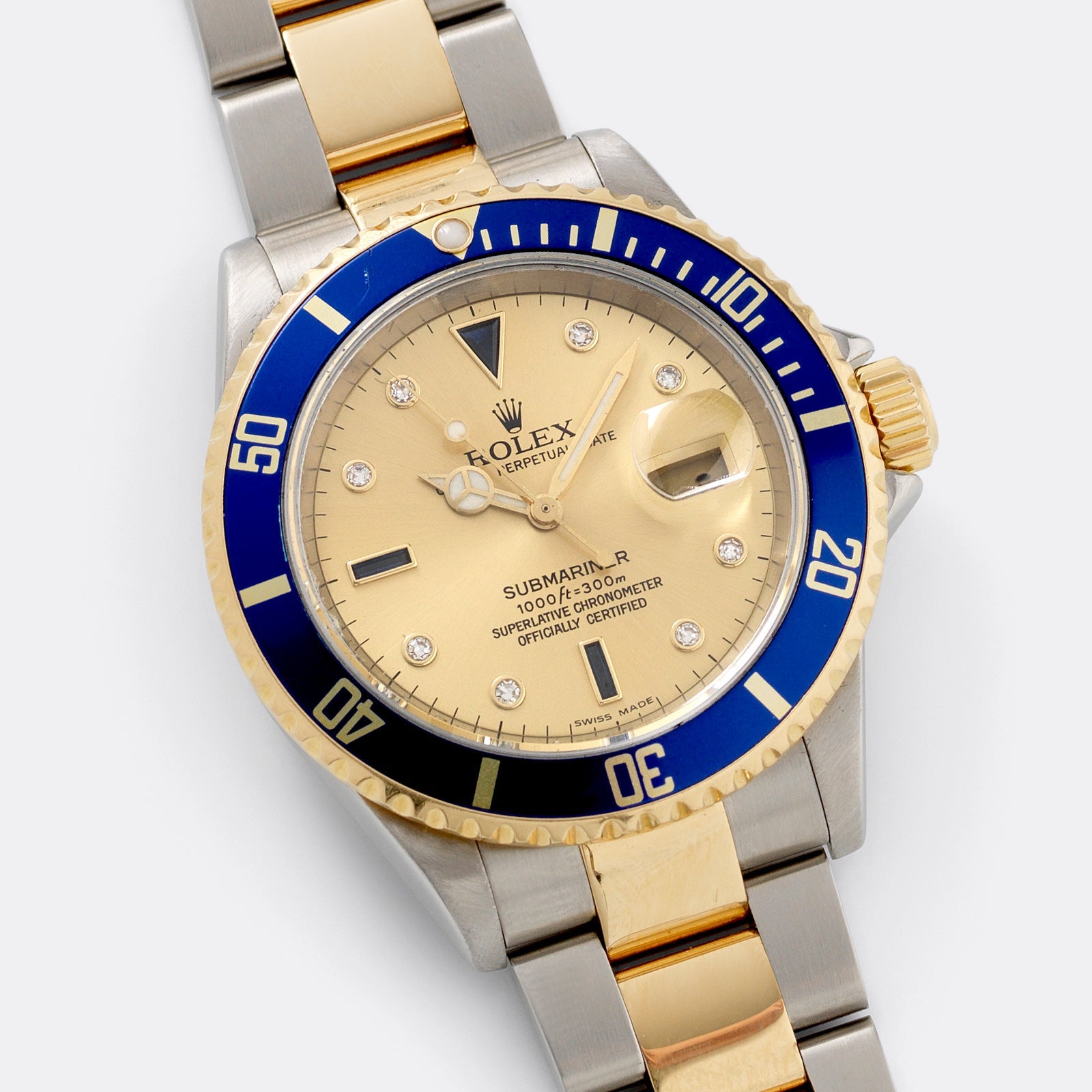 Rolex Submariner Date Sultan Dial Two-Tone 16613