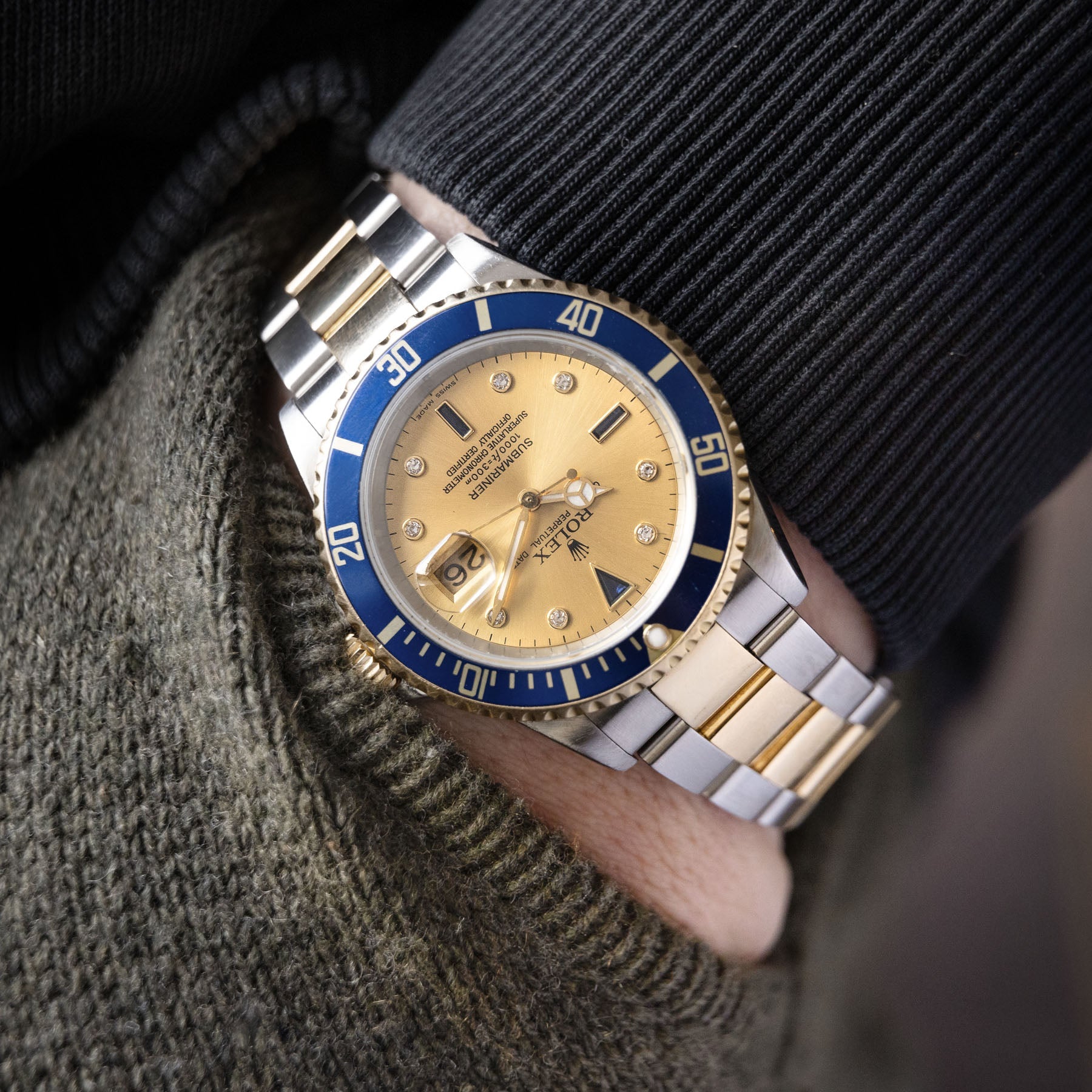 Rolex Submariner Date Sultan Dial Two-Tone 16613