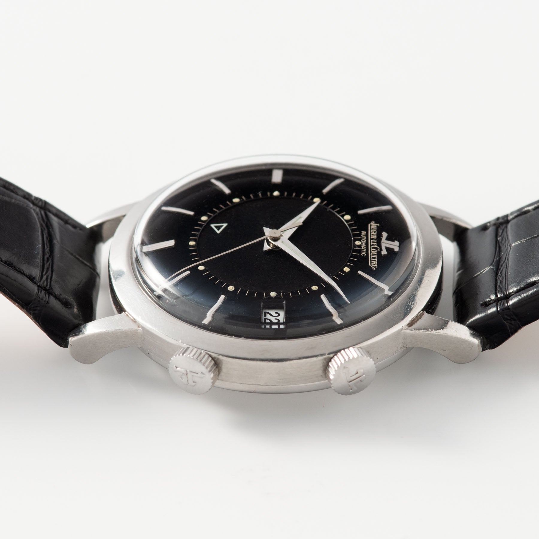 Jaeger le Coultre Memovox Black Dial Ref E855