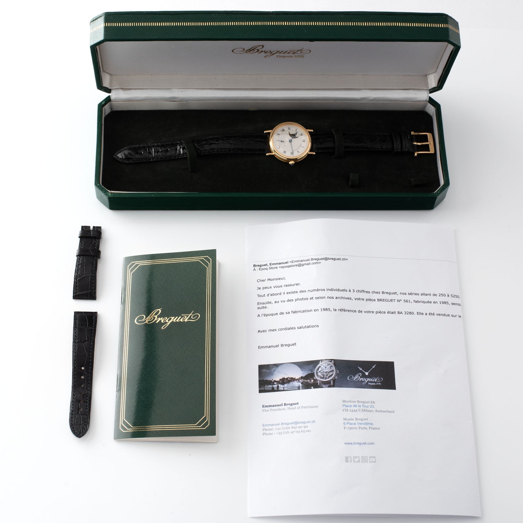 Breguet Moonphase Yellow Gold Dresswatch