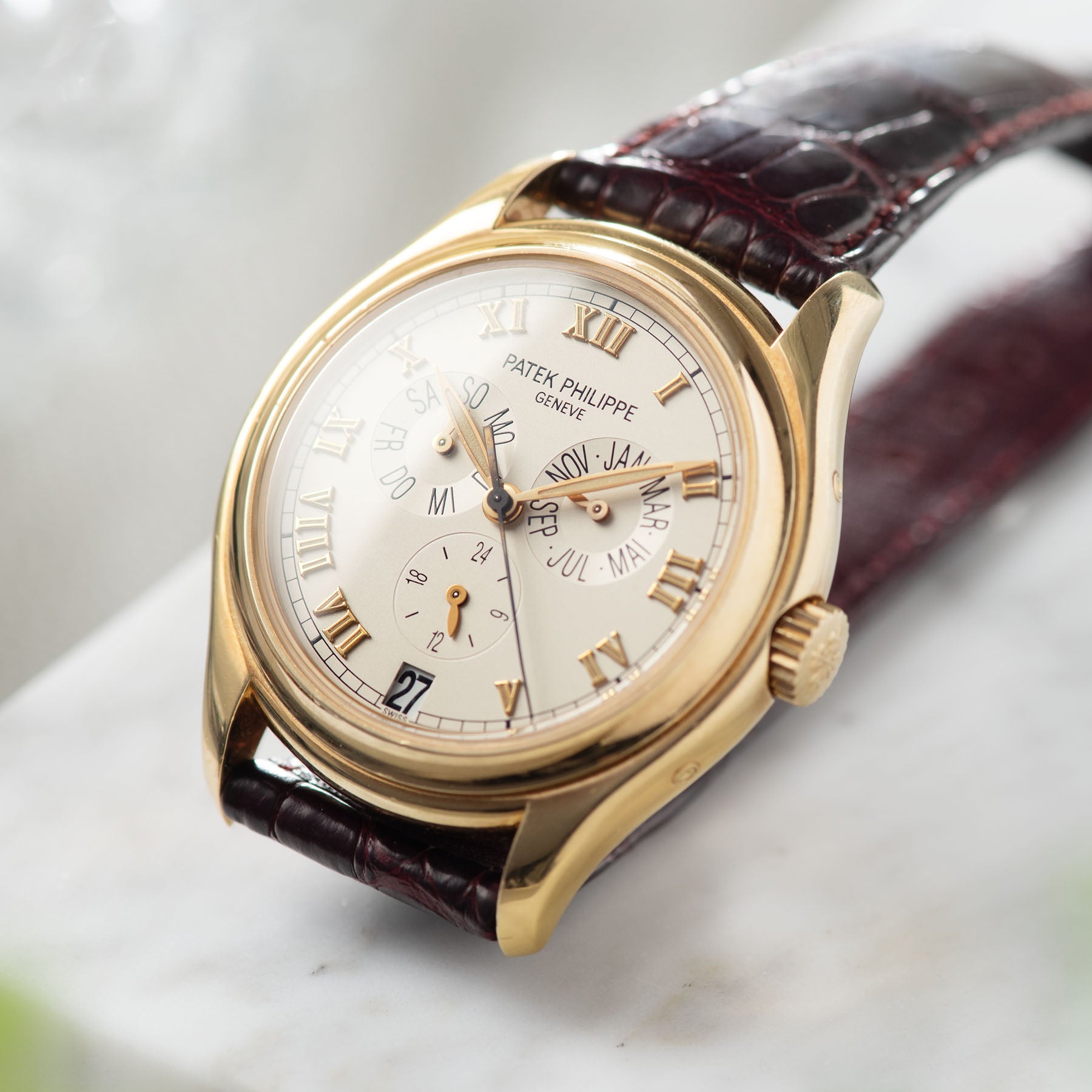 Patek Philippe Annual Calendar Yellow Gold Reference 5035