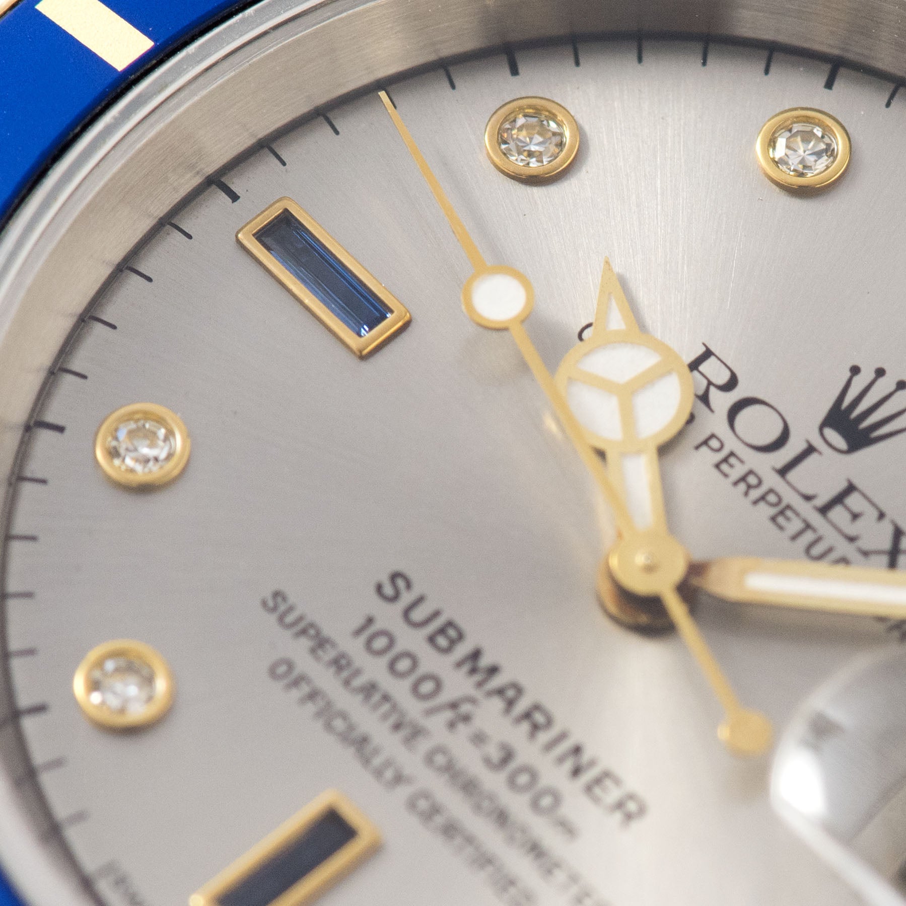 Rolex Submariner Date Serti Dial Two-Tone 16613