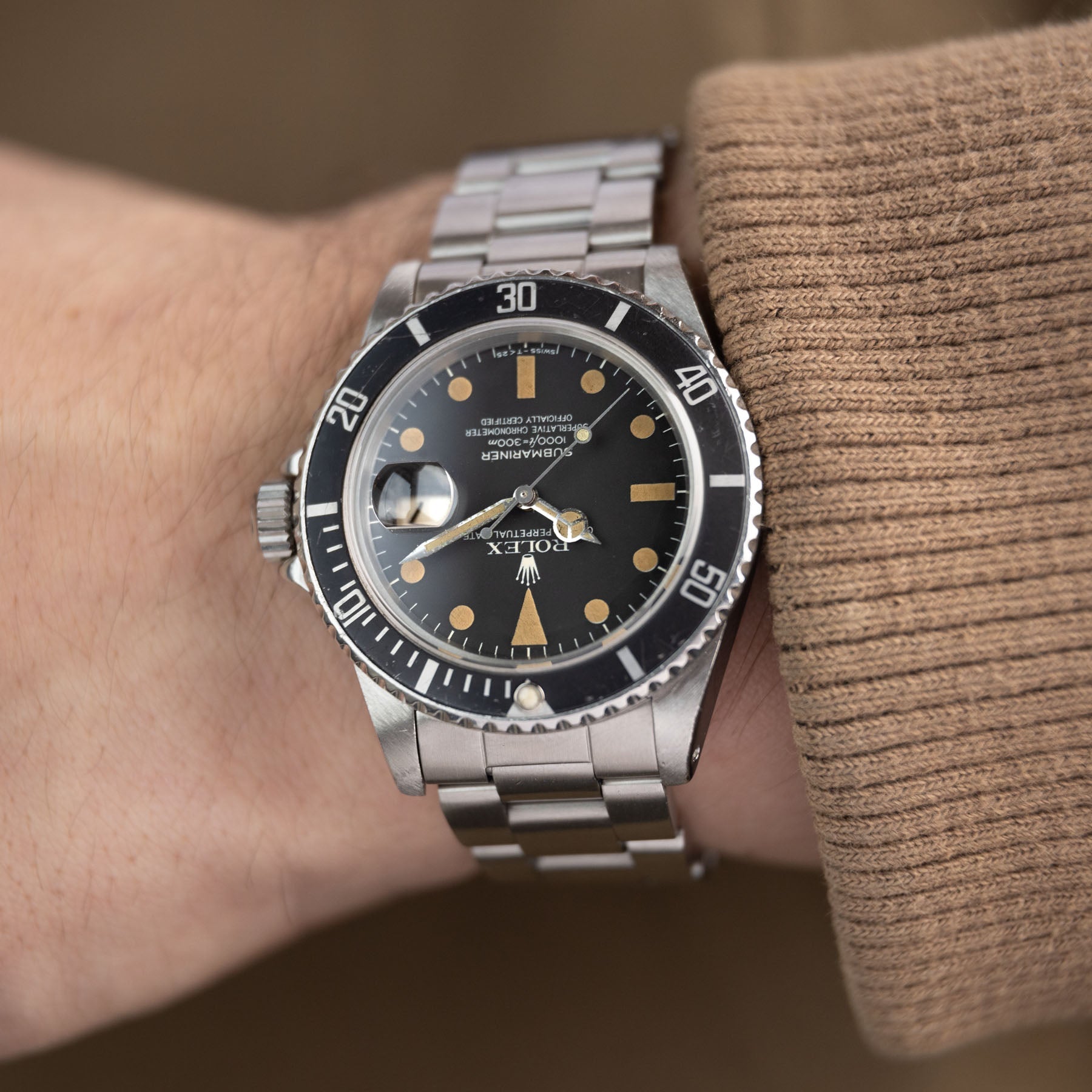 Rolex Submariner Date Matte Dial Reference 16800