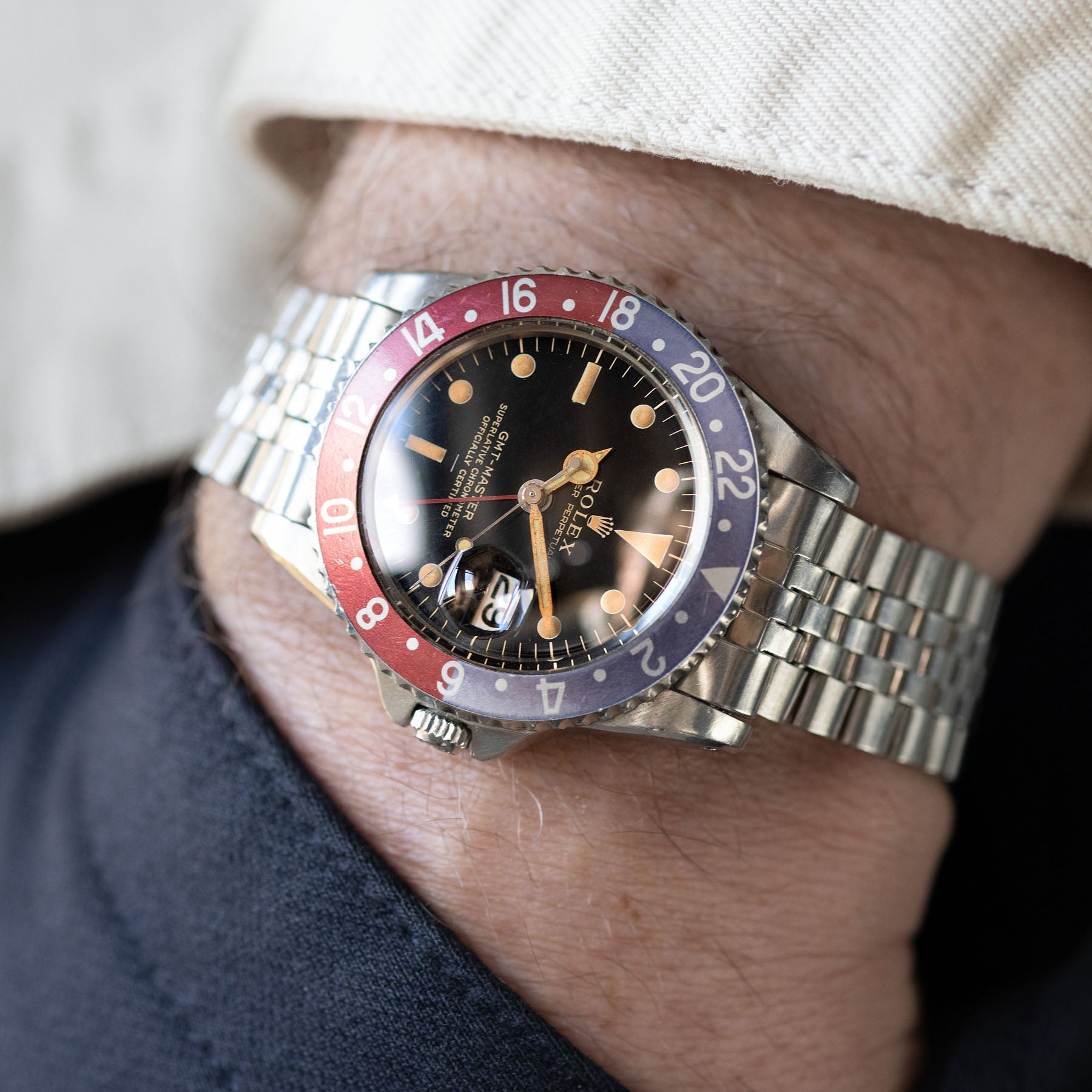 Rolex 1675 GMT-Master Gilt Underline Dial