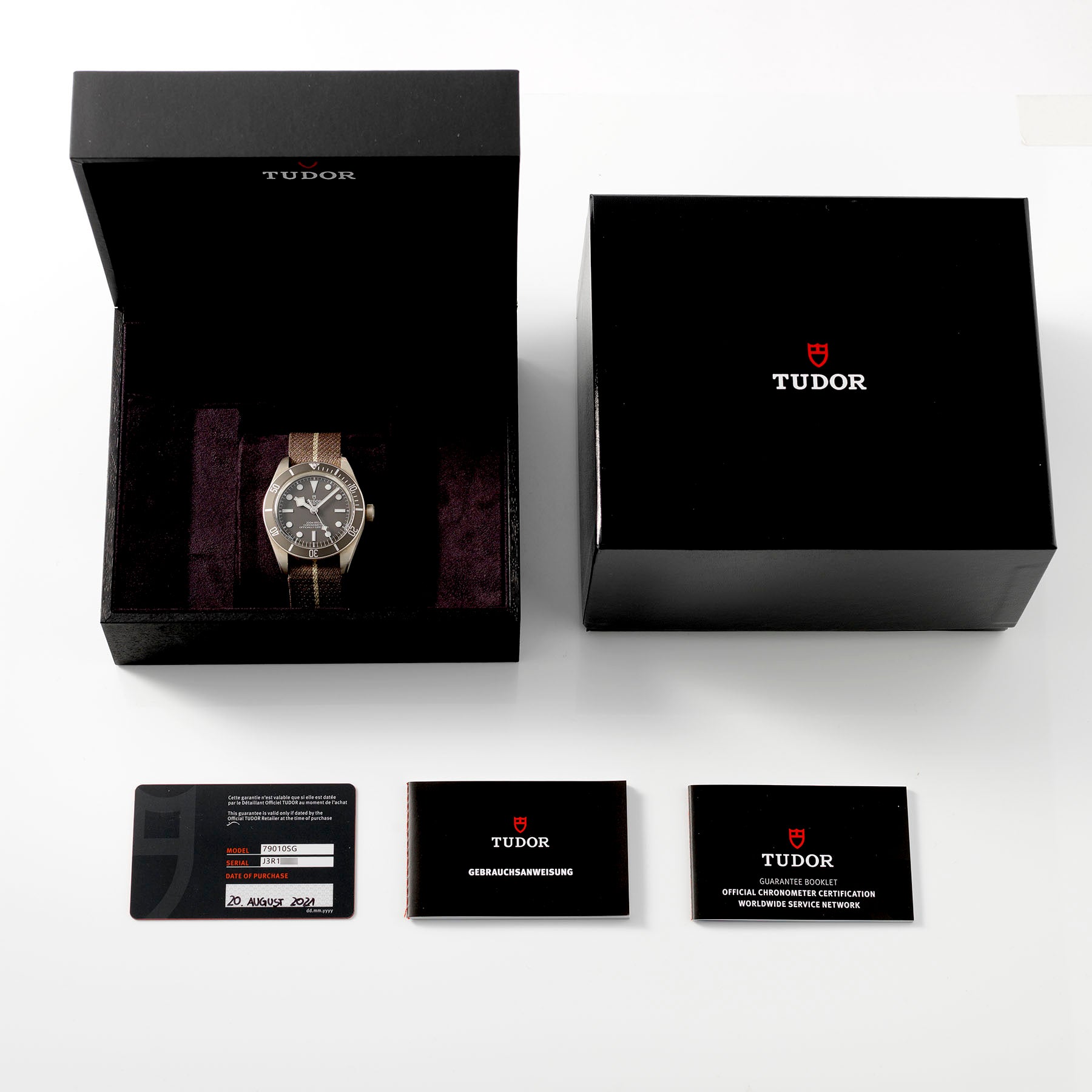 Tudor Black Bay Fifty Eight 925 Silver Full Set