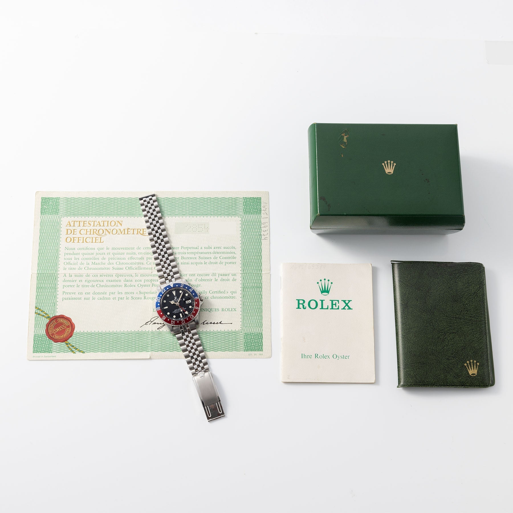 Rolex 1675 GMT Master Mk1 Long E Box and Papers