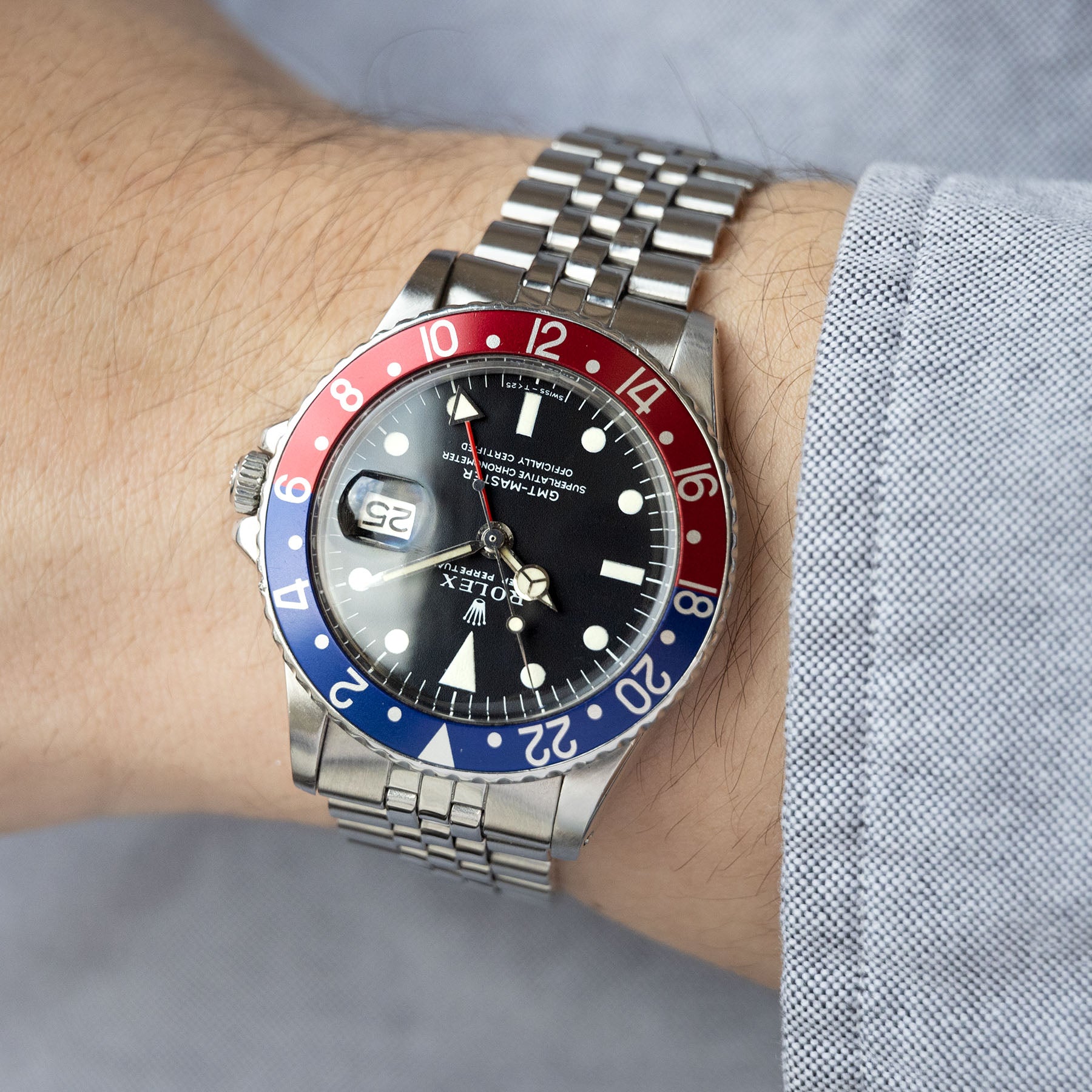 Rolex 1675 GMT Master Mk1 Long E Box and Papers