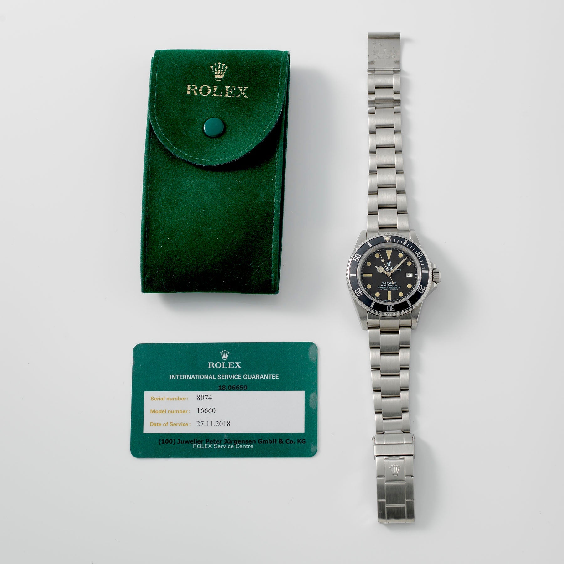 Rolex Seadweller Mk2 Matte Dial Reference 16660