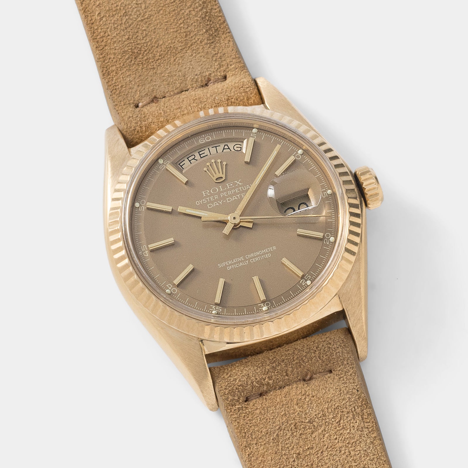 Rolex Day Date Yellow Gold Havana Dial 1803