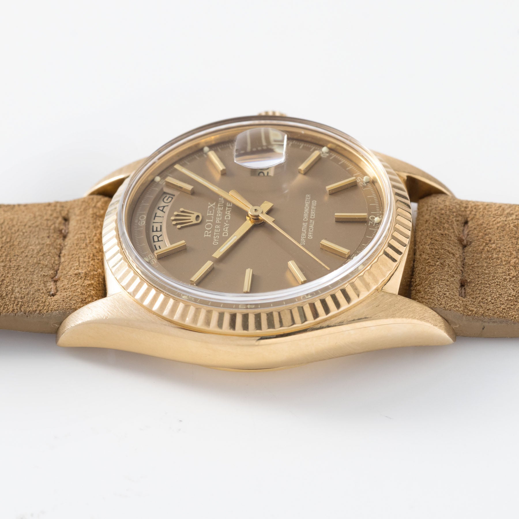 Rolex Day Date Yellow Gold Havana Dial 1803