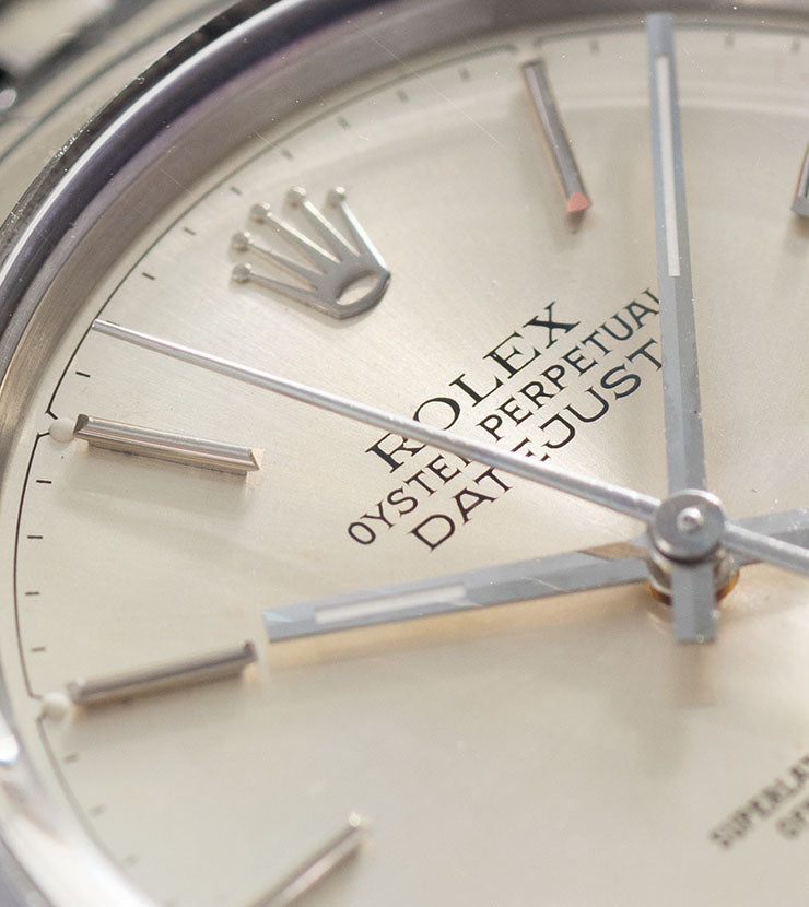 Rolex Datejust 16000 Rare Silver Dial